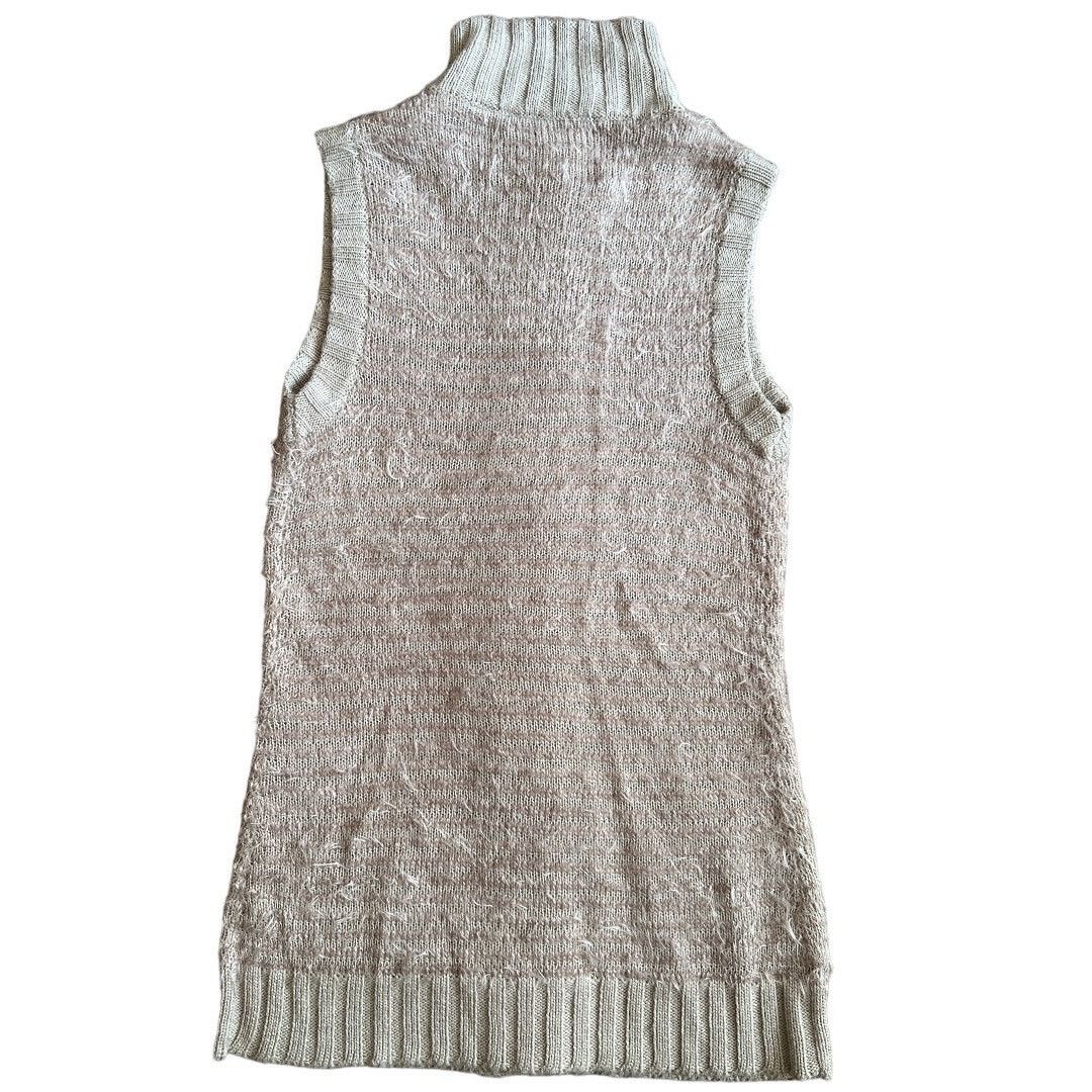 Other RACHEL ROY Beige Eyelash Knit Sleeveless Vest, Medium Size M / US 6-8 / IT 42-44 - 3 Thumbnail