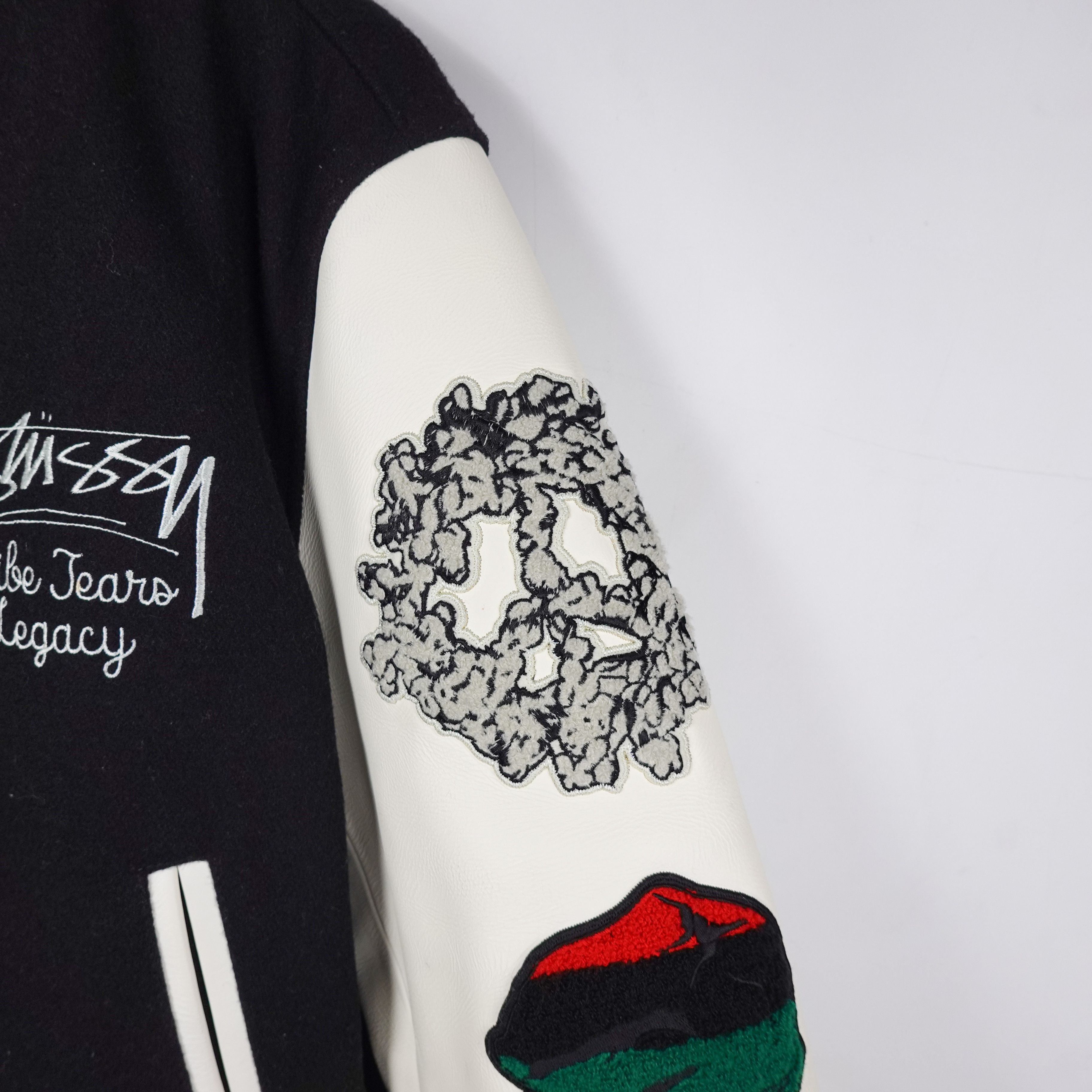 DENIM TEARS × Our Legacy × Stussy Stussy Denim Tears Our Legacy TTL Varsity Jacket - Size S Size US S / EU 44-46 / 1 - 5 Thumbnail