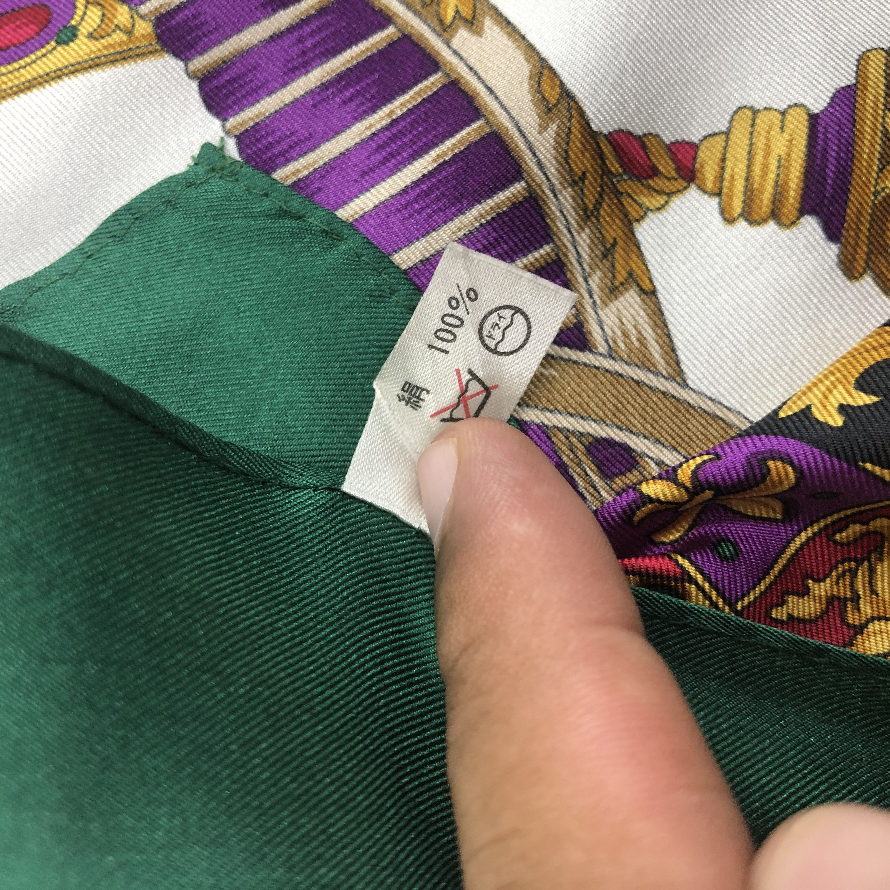 Other × Vintage Vintage SILK Scarf Twill Stole Wraps Scarves Size ONE SIZE - 15 Thumbnail