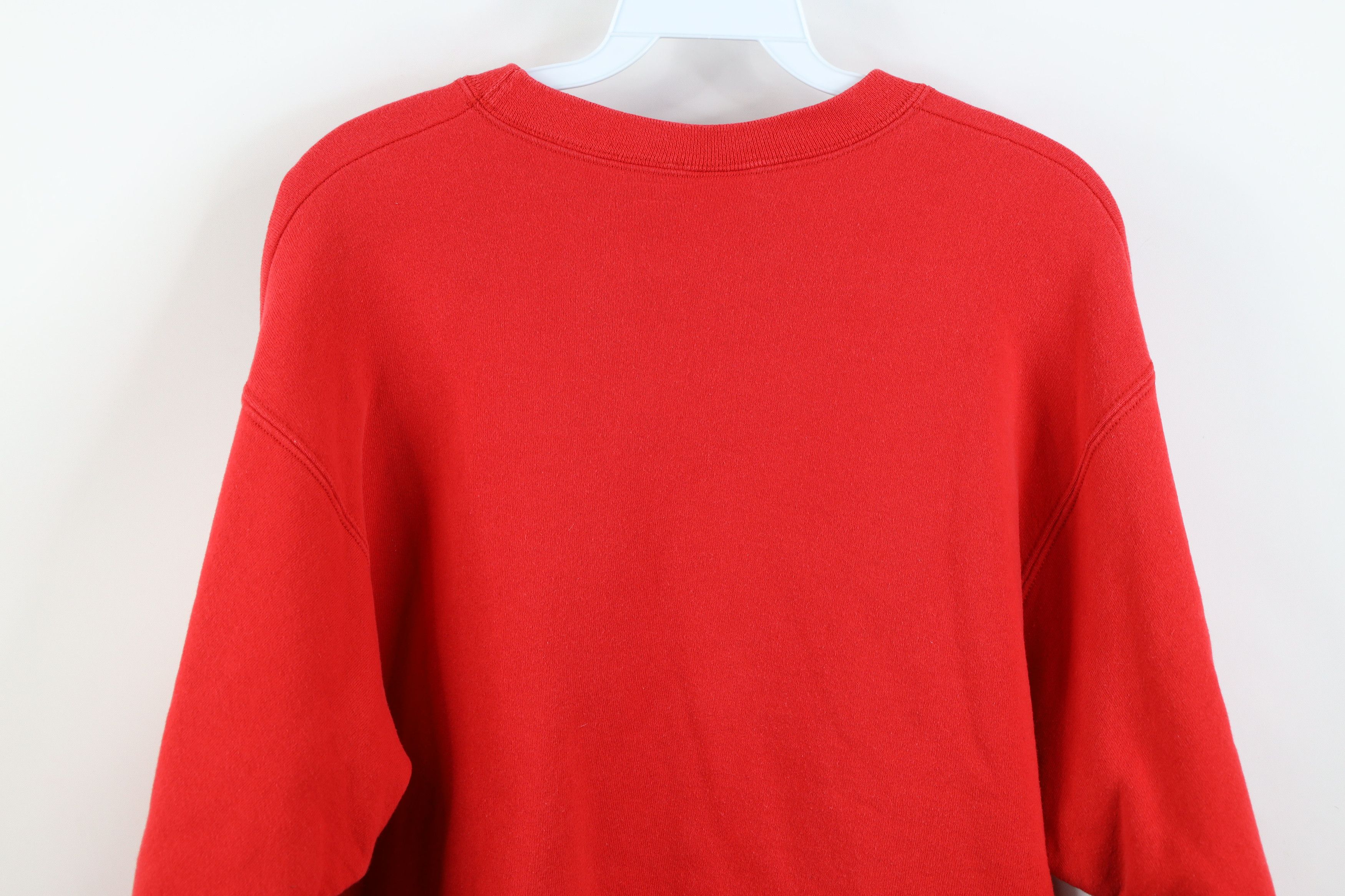 Vintage Vintage 90s Streetwear Frankenmuth Michigan Sweatshirt Red Size L / US 10 / IT 46 - 11 Thumbnail