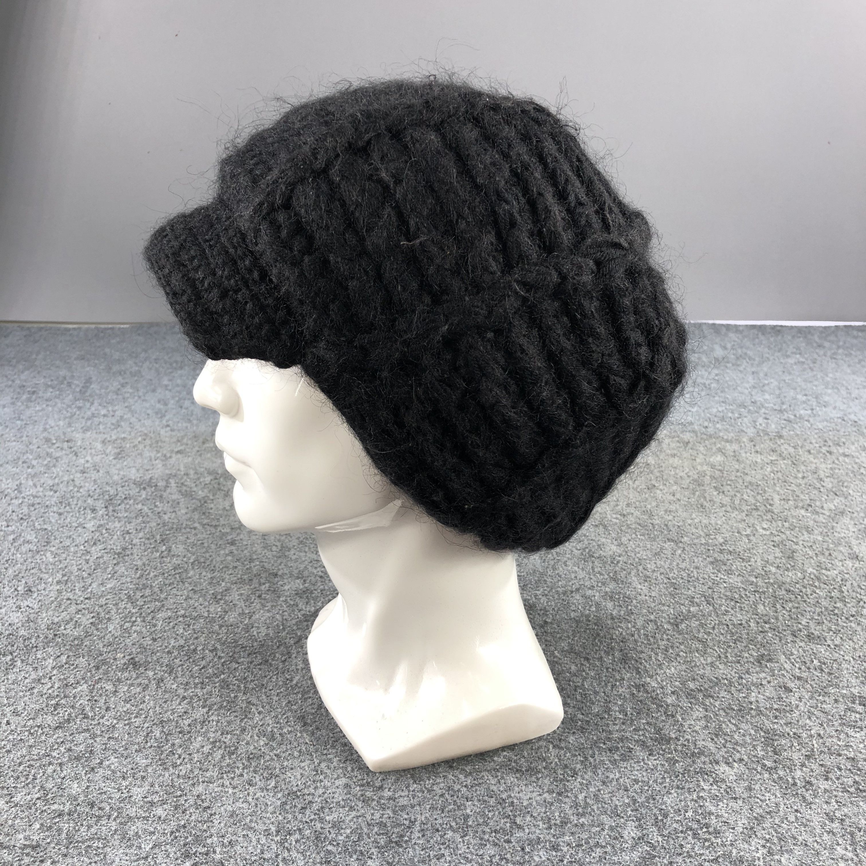 Japanese Brand Unsqueaky Wool Mohair Beanie Snowcap Snow Hat B472 Size ONE SIZE - 1 Thumbnail