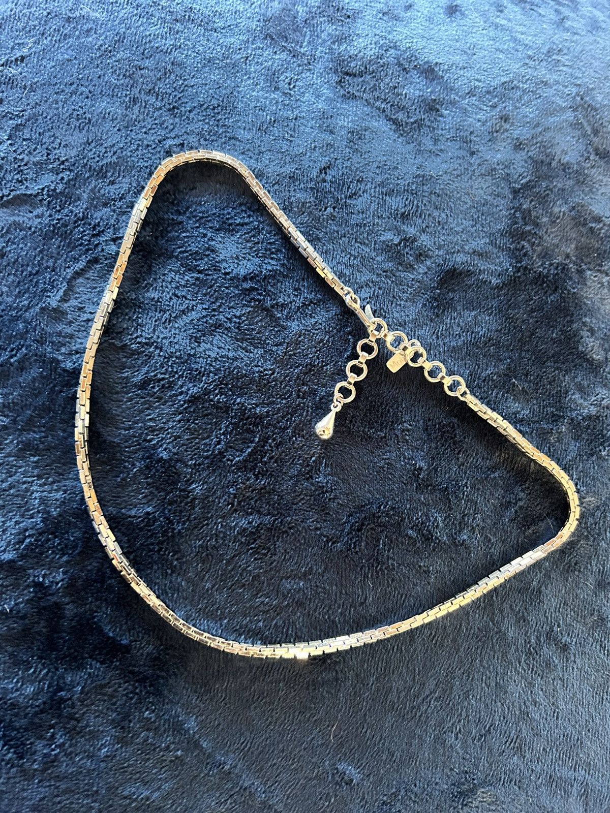 Vintage Vintage Monet silver chain hook clasp necklace Size ONE SIZE - 5 Thumbnail