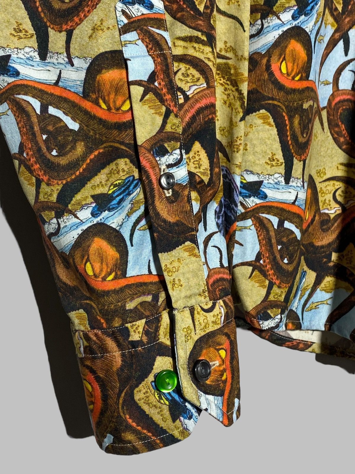 Eton Eton All Over Print Luxury Shirt Octopus Animal Museum Vibes Size US L / EU 52-54 / 3 - 5 Thumbnail