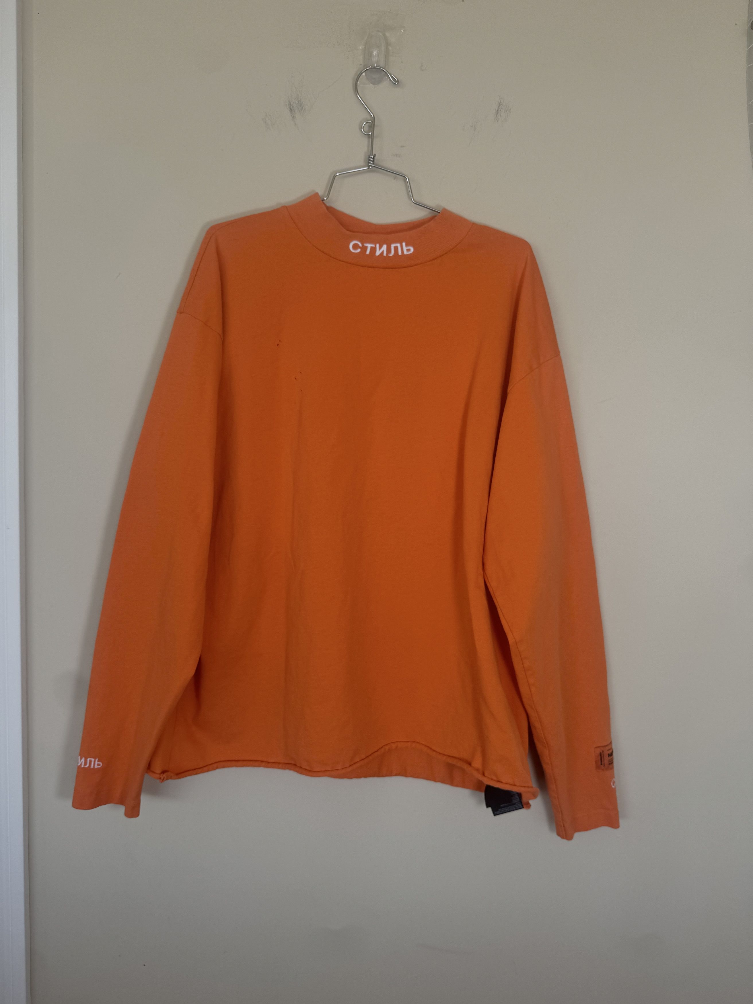 Heron Preston Heron Preston L/S Size US XL / EU 56 / 4 - 1 Thumbnail