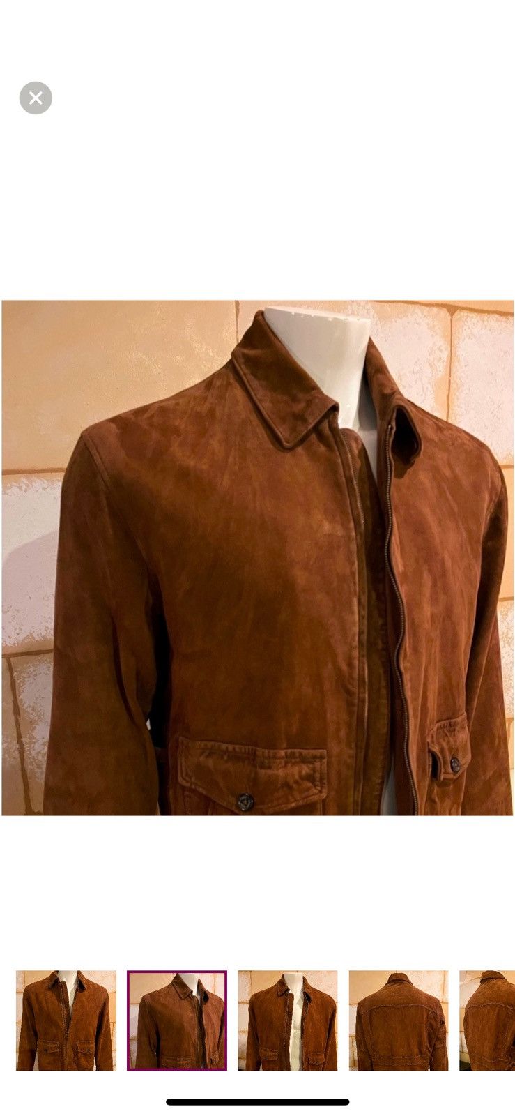 Polo Ralph Lauren Polo Ralph Lauren Men Irvin.suede Utility Jacket Size US XXL / EU 58 / 5 - 2 Thumbnail