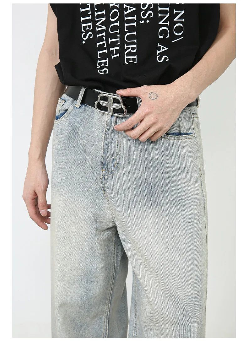 Jean American Retro Washed Baggy Jeans Size US 30 / EU 46 - 5 Thumbnail