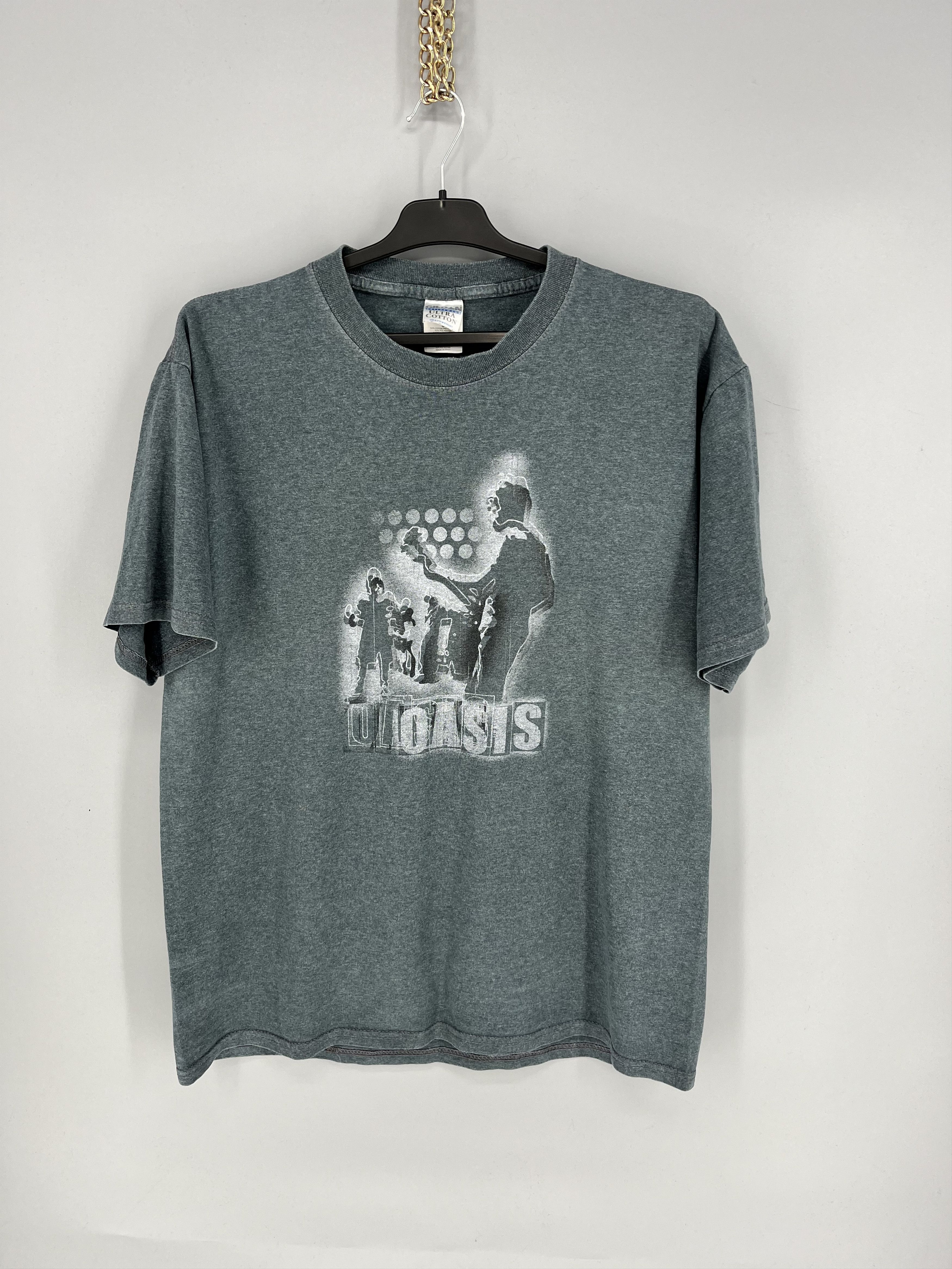 Band Tees Vintage Y2K Oasis Rock Band Tee Tshirt Rock T Shirt BIG LOGO Size US L / EU 52-54 / 3 - 1 Thumbnail