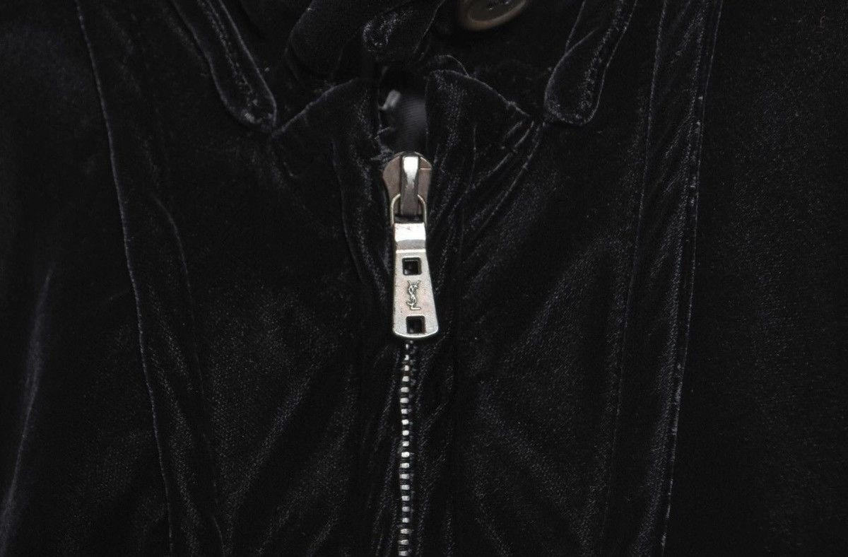 Saint Laurent Paris SAINT LAURENT by Tom Ford FW2003 Velvet Silk Bomber Jacket Size S / US 4 / IT 40 - 6 Thumbnail