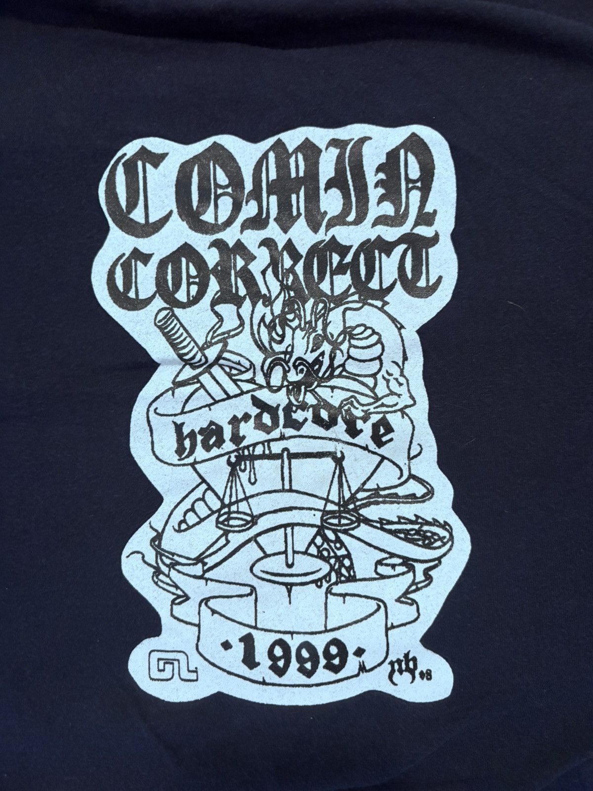 Band Tees vintage 1999 Comin Correct hardcore shirt 25 ta Life Size US M / EU 48-50 / 2 - 1 Thumbnail