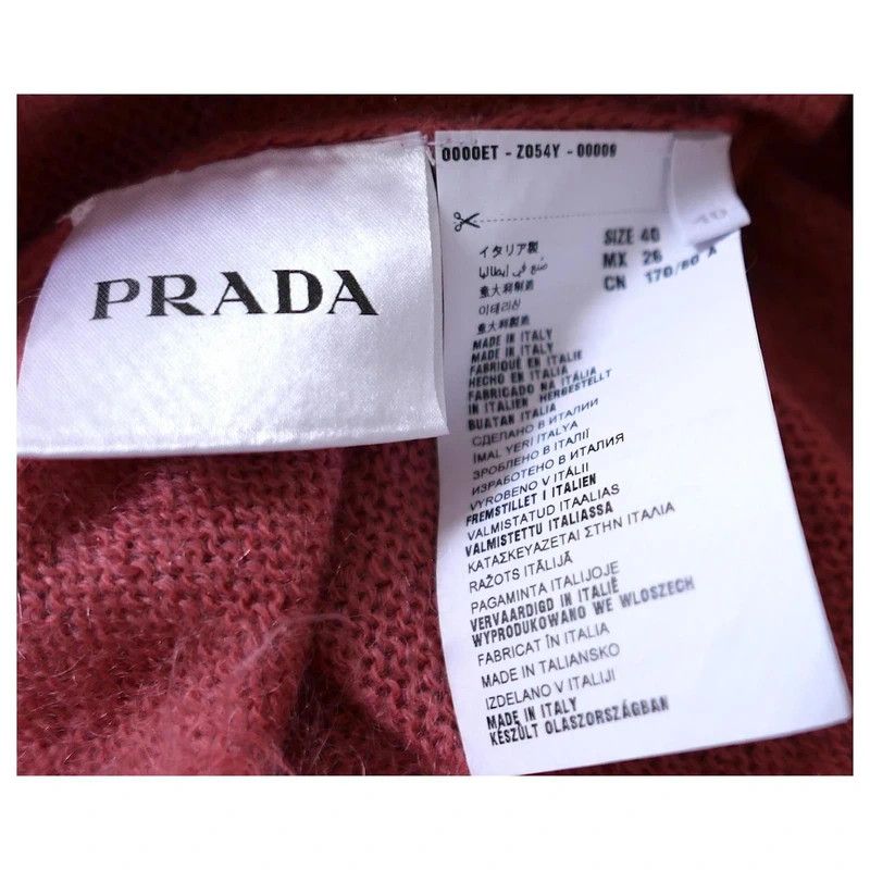 Prada Prada Resort 2016 Distressed Hem Mohair Mix Jumper Size S / US 4 / IT 40 - 6 Thumbnail