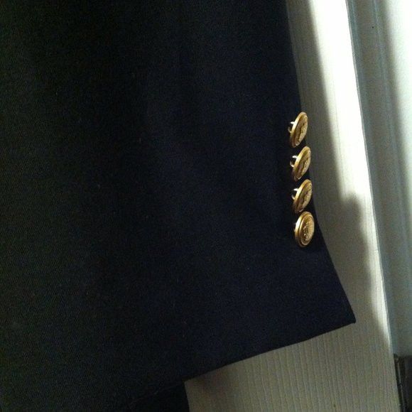 Jos. A. Bank JOS.A.BANK MENS NAVY 100%WOOL SPORT COAT JACKET SIZE:43R Size 42R - 8 Thumbnail