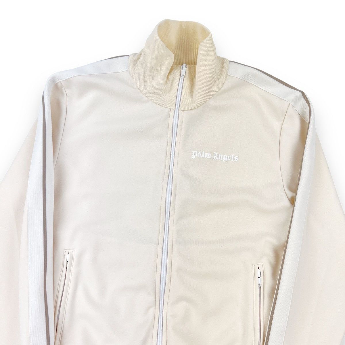 Palm Angels Palm Angels Beige Track Jacket Size US S / EU 44-46 / 1 - 1 Thumbnail