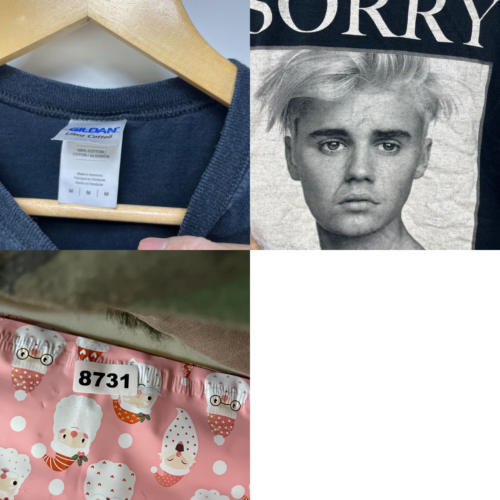 Gildan Justin Bieber Sorry Tour Tank Top Shirt M Sleeveless Black T-Shirt Mens Size US M / EU 48-50 / 2 - 8 Thumbnail