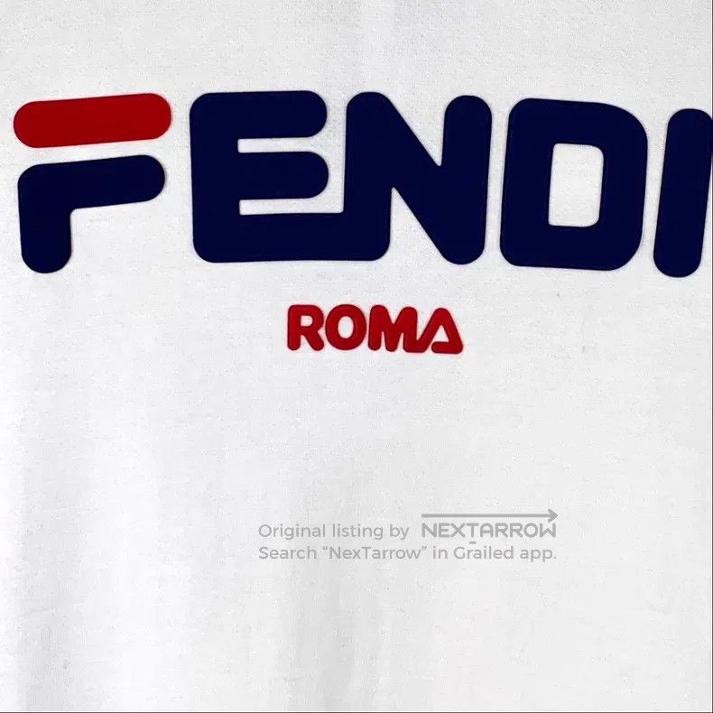 Fendi Fendi White Side Logo Letter Stripe Cotton Stand Collar Zi Size XS / US 0-2 / IT 36-38 - 6 Thumbnail