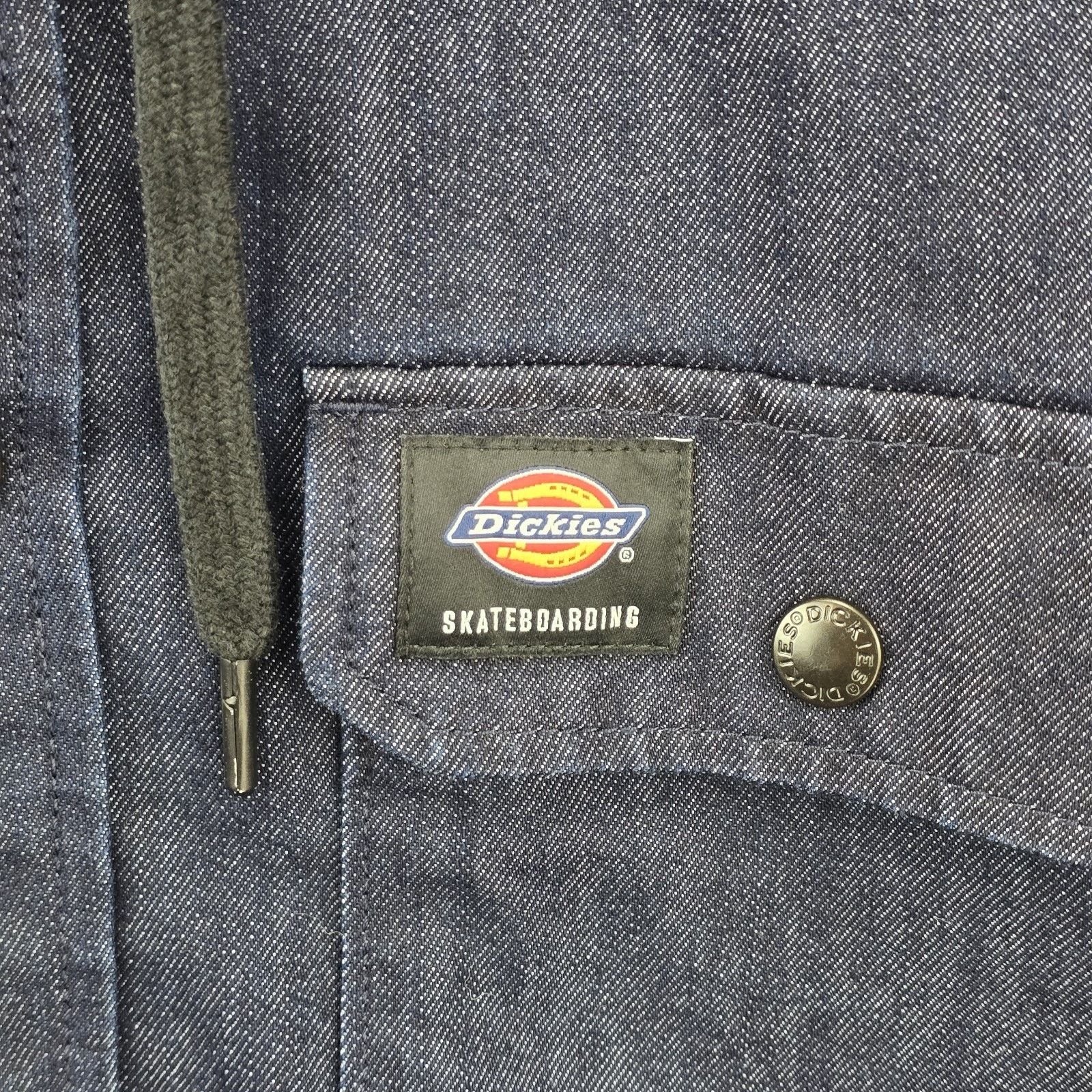 Dickies Dickies Skateboarding Denim Jacket Medium Hooded Y2K Size US M / EU 48-50 / 2 - 4 Thumbnail