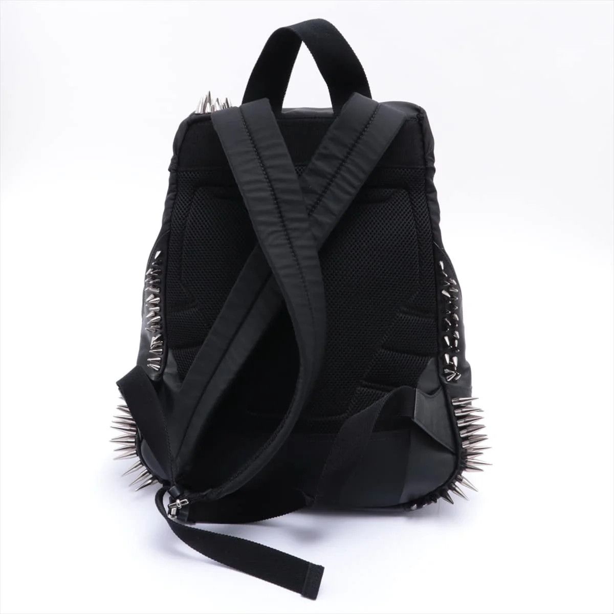 Valentino Valentino Garavani Studded Leather-Trimmed Nylon Backpack Size ONE SIZE - 7 Thumbnail
