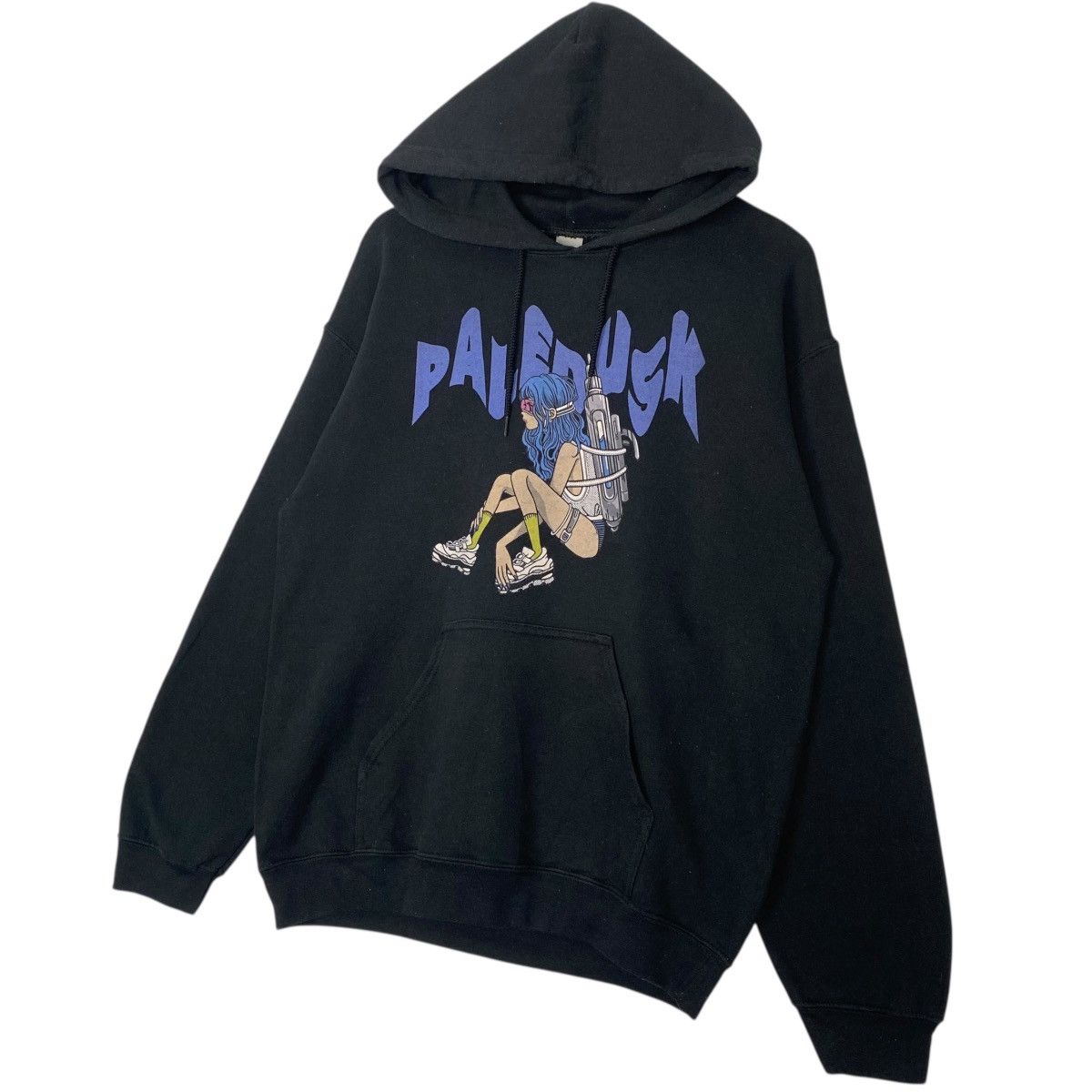 Vintage Vintage Palm Angles Heavy Blend Hoodie Printed PulloverBlack Size US M / EU 48-50 / 2 - 2 Thumbnail
