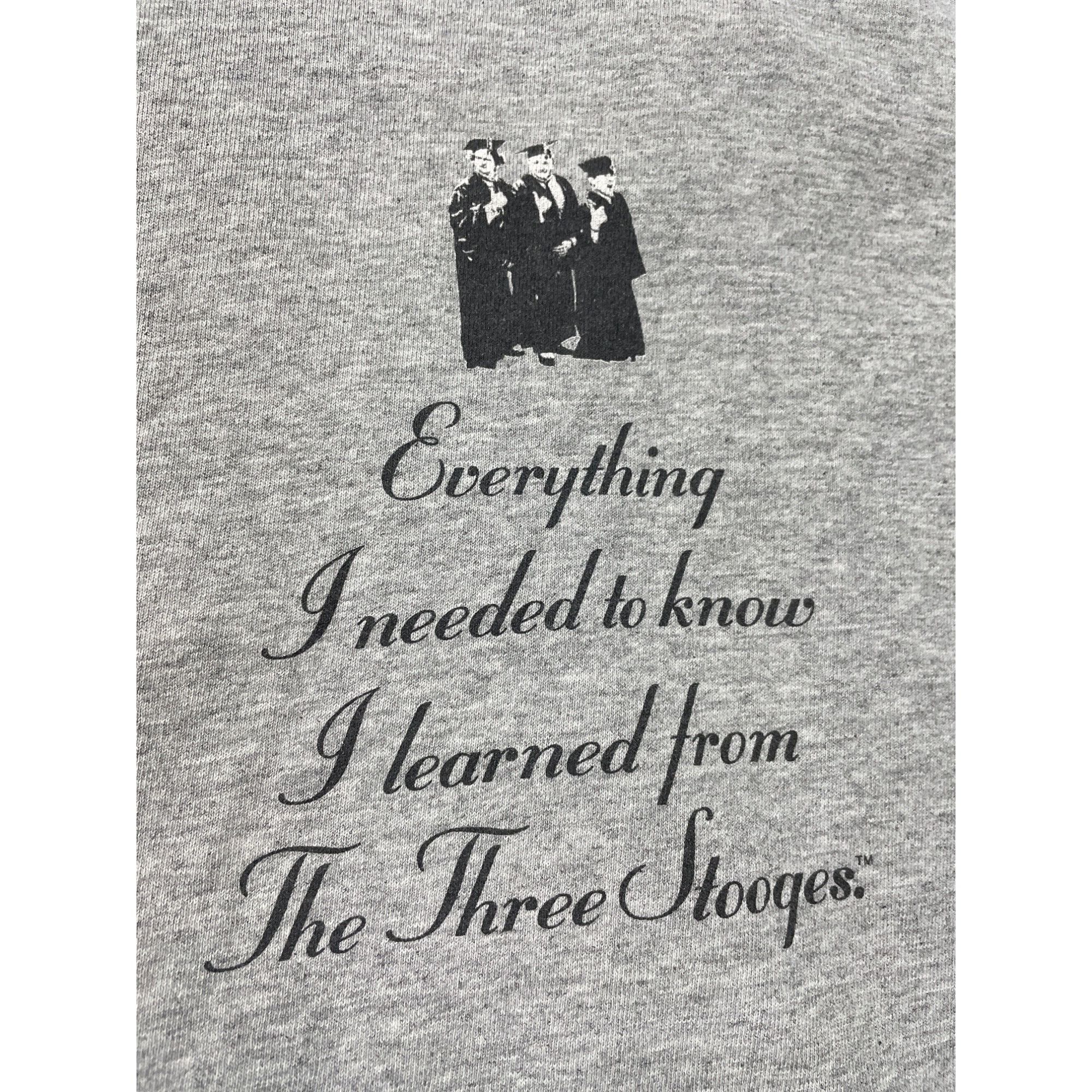 Other Three Stooges 1999 Mens VTG Gray Graphic T shirt SZ M SKU 94 Size US M / EU 48-50 / 2 - 11 Thumbnail