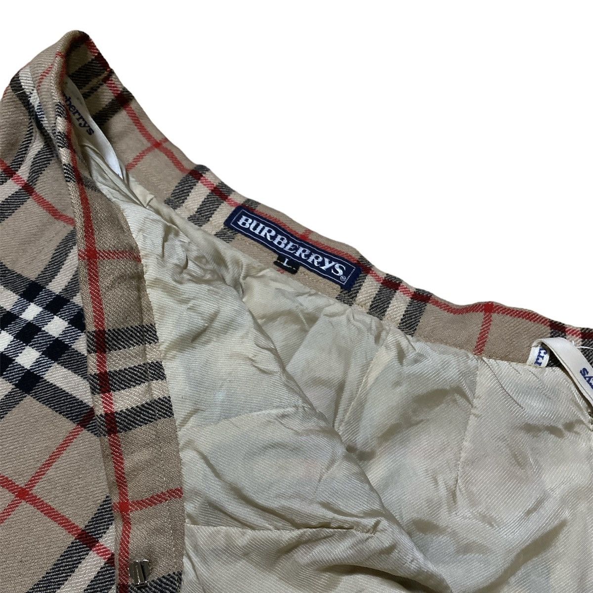 Burberry × Vintage Vintage 70s-80s Burberrys Nova Check Pleated Skirt Size 24" / US 00 / IT 34 - 7 Thumbnail