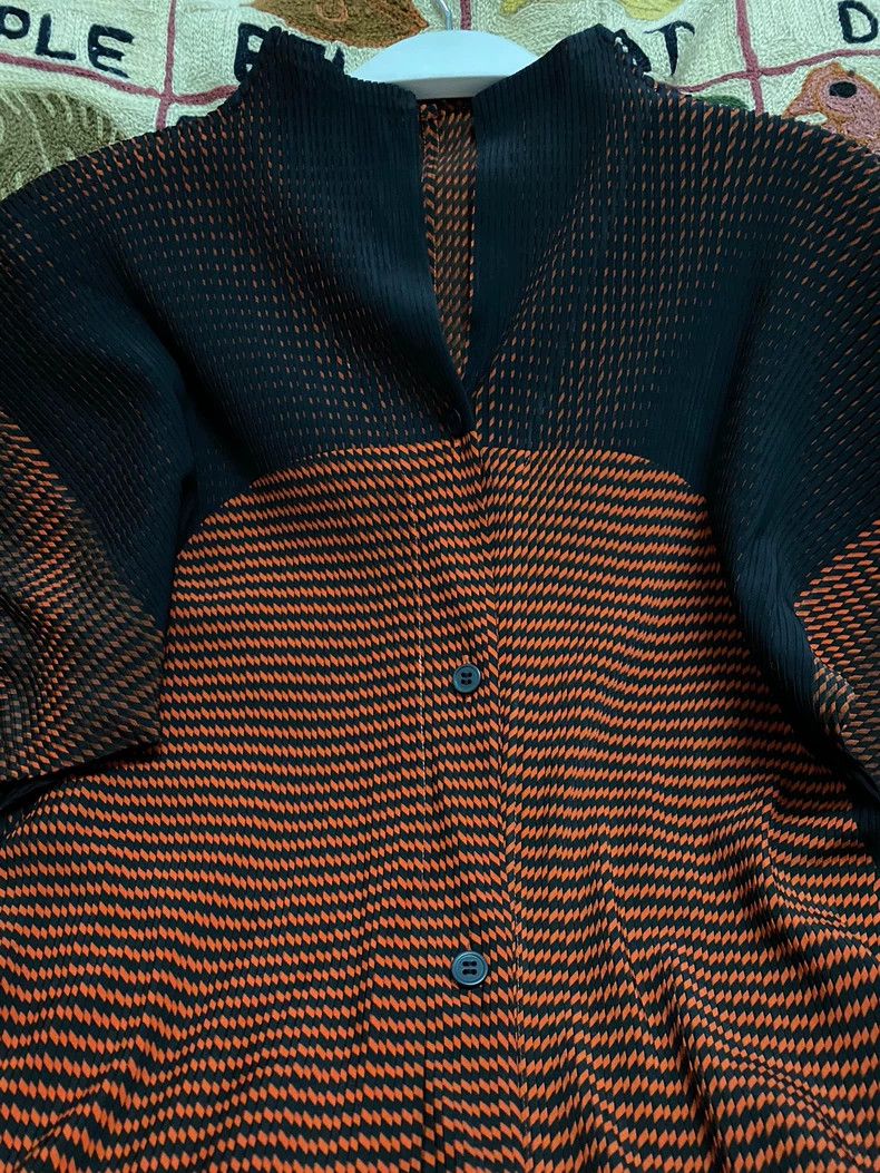 Issey Miyake issey miyake size:2 Red pleated coat Size XXS / US 00 / IT 34 - 3 Thumbnail