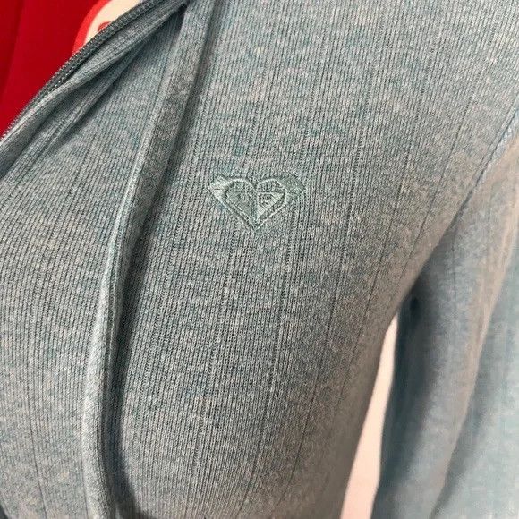 Other Roxy Heathered Sky Blue Zip Up Hoodie size Medium Size M / US 6-8 / IT 42-44 - 4 Thumbnail