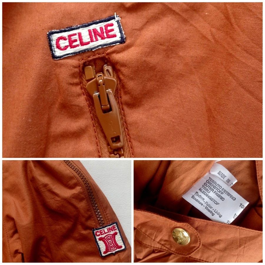 Celine 90s Celine Sports Marque Deposee pullover light jacket Size M / US 6-8 / IT 42-44 - 5 Thumbnail