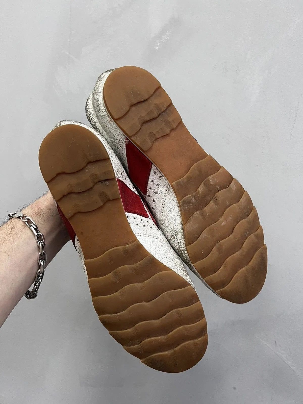 Buffalo London Archival distressed leather low guidi style buffalo y2k Size US 8 / EU 41 - 7 Thumbnail
