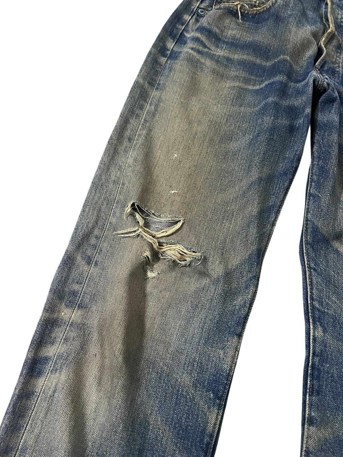 Levi's 60’s Levi’s 501 Redline #2 Selvedge Distressed Rusty Jean Size US 29 - 12 Thumbnail