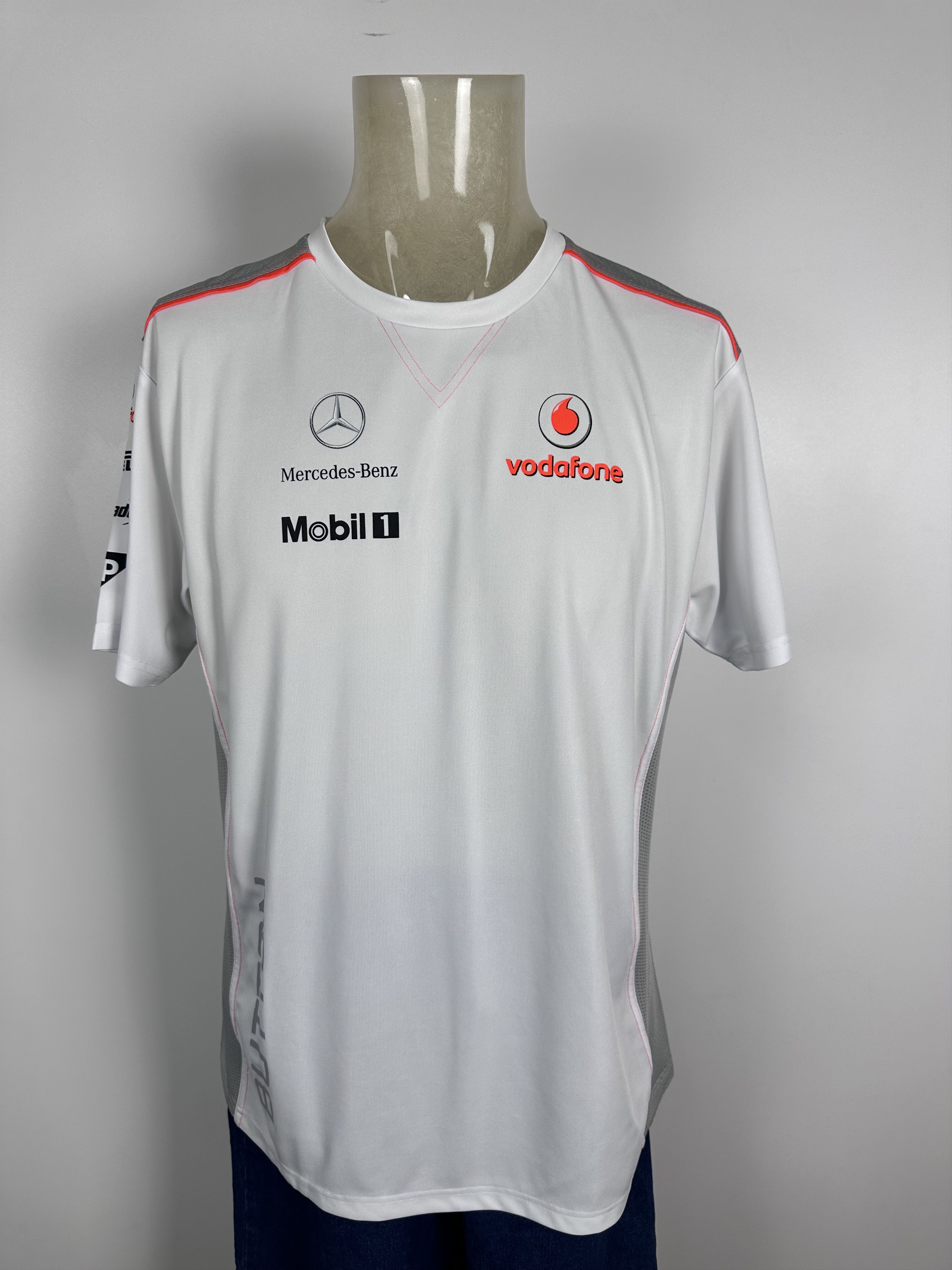 Hugo Boss × Mercedes-Benz McLaren Mercedes Benz Vodafone Boss Formula 1 Racing T-shirt Size US XL / EU 56 / 4 - 1 Thumbnail