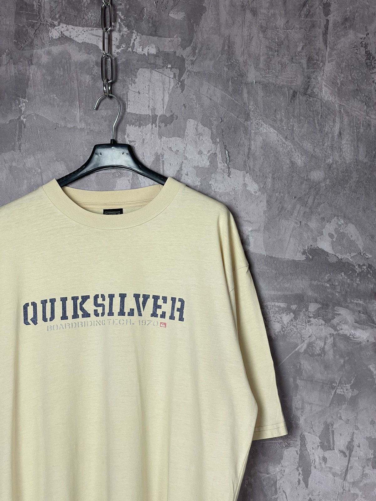 Quicksilver × Vintage Vintage Quiksilver Logo Tee Shirt 90s y2k Size US L / EU 52-54 / 3 - 3 Thumbnail