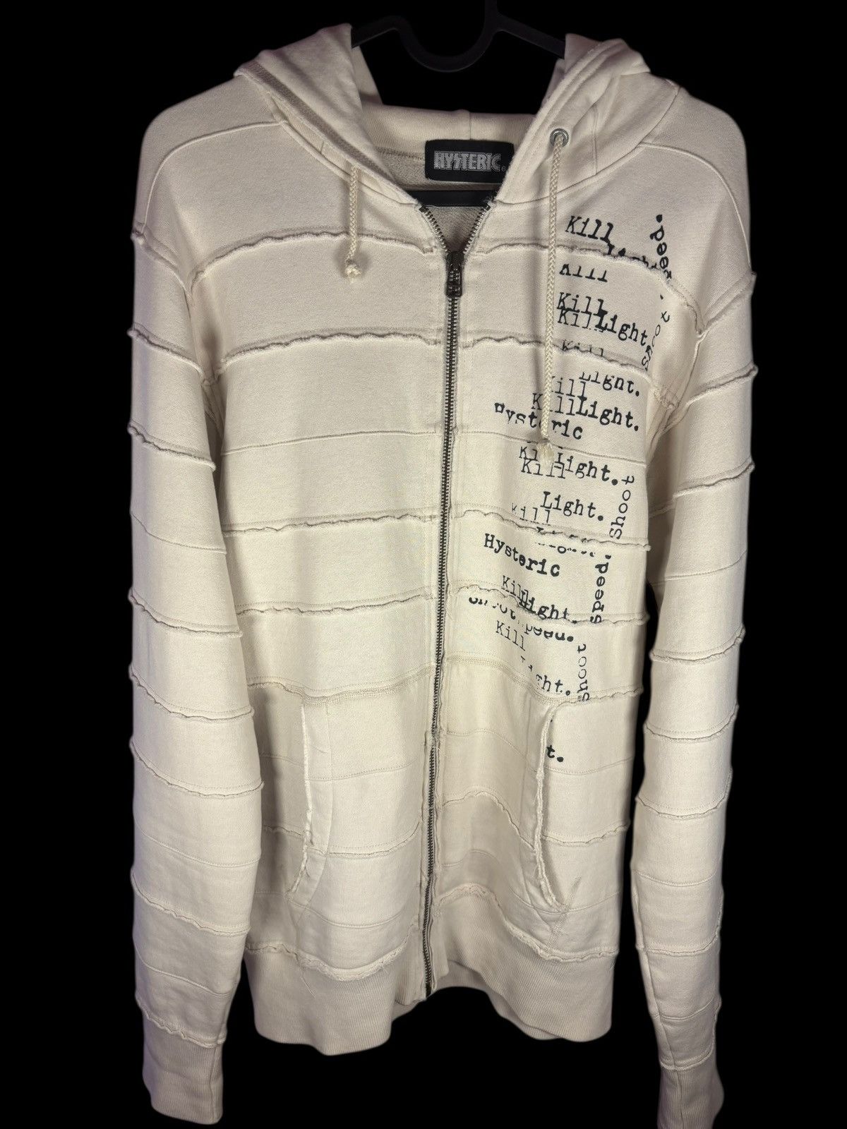 Hysteric Glamour Hysteric Ss99 Hagi Typewriter Zip Up Size US M / EU 48-50 / 2 - 2 Thumbnail