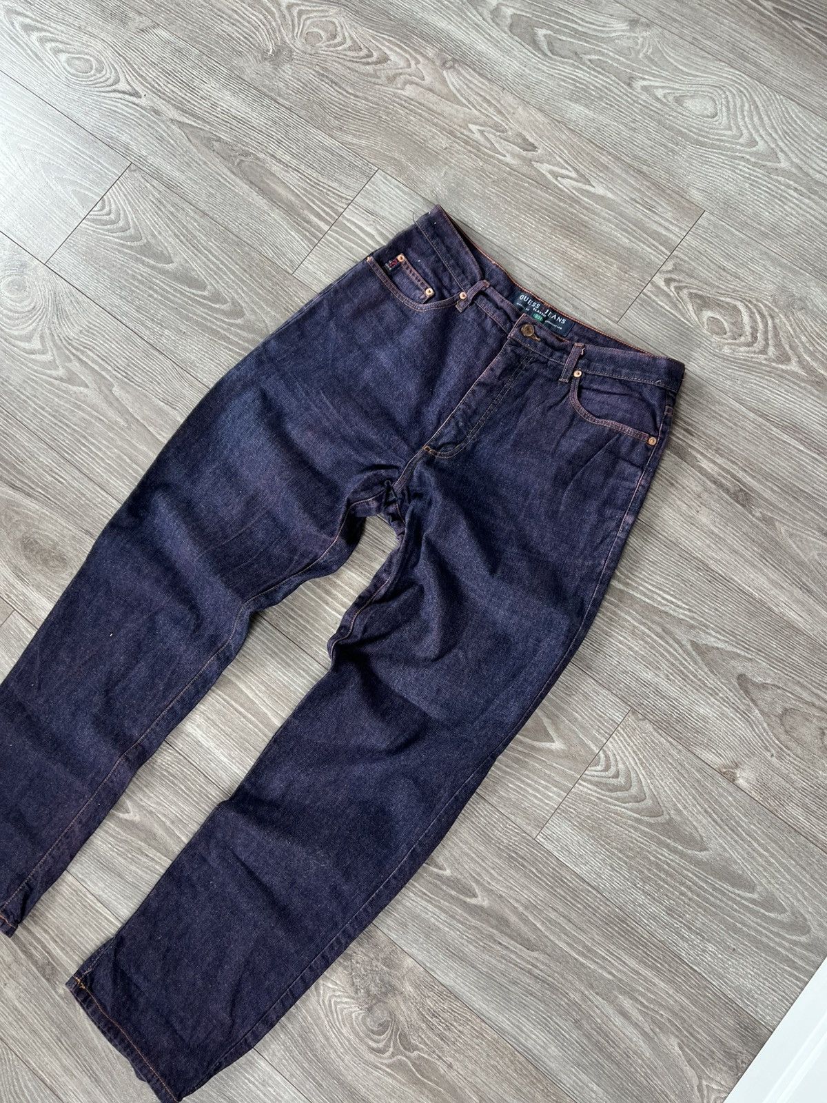 Guess ARCHIVAL Guess Made in USA vintage 80s 90s Classic Jeans Size US 34 / EU 50 - 9 Thumbnail