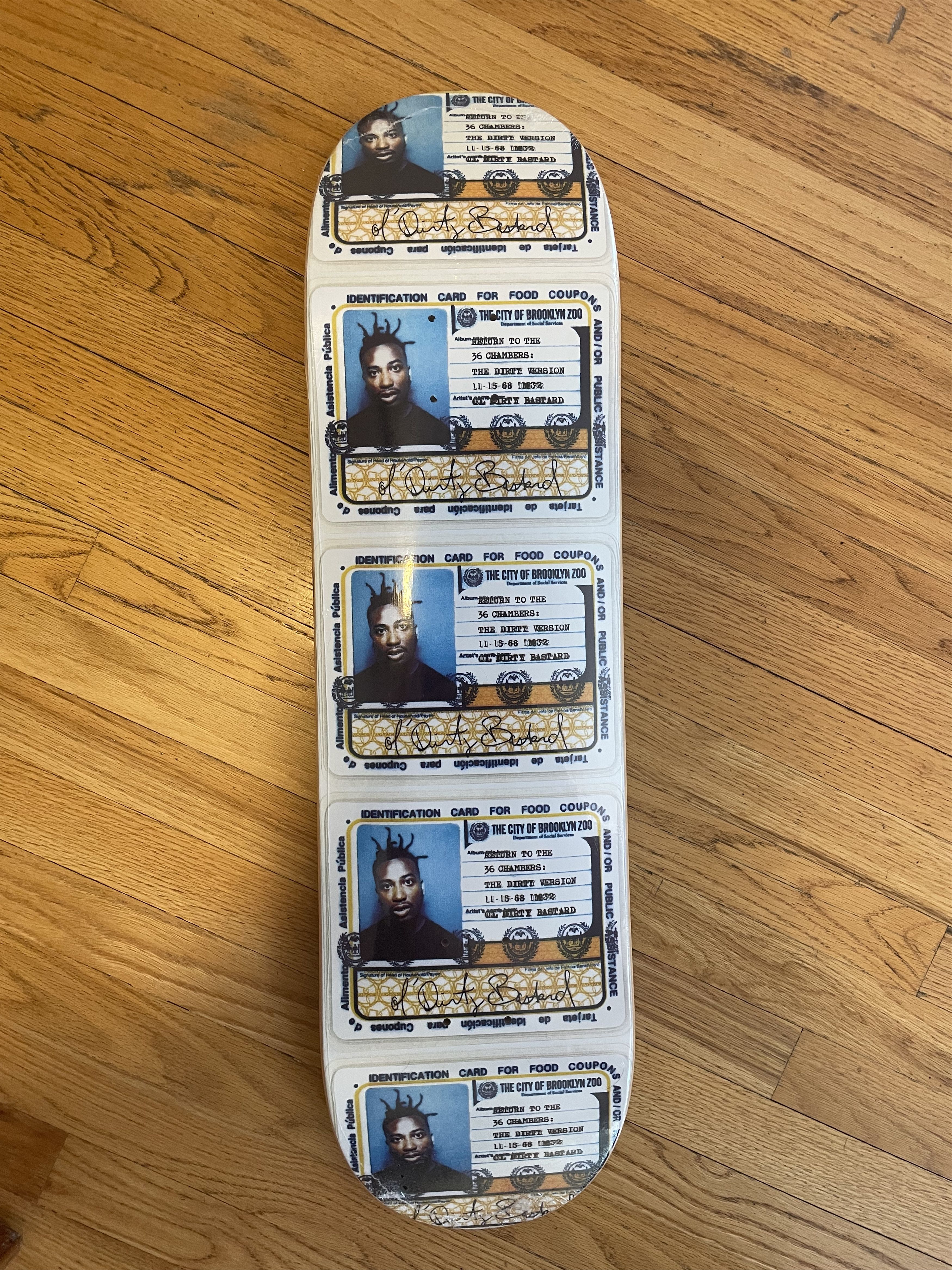 19S/S Supreme Ol' Dirty Bastard デッキ Supreme ODB Skateboard Deck 8.5