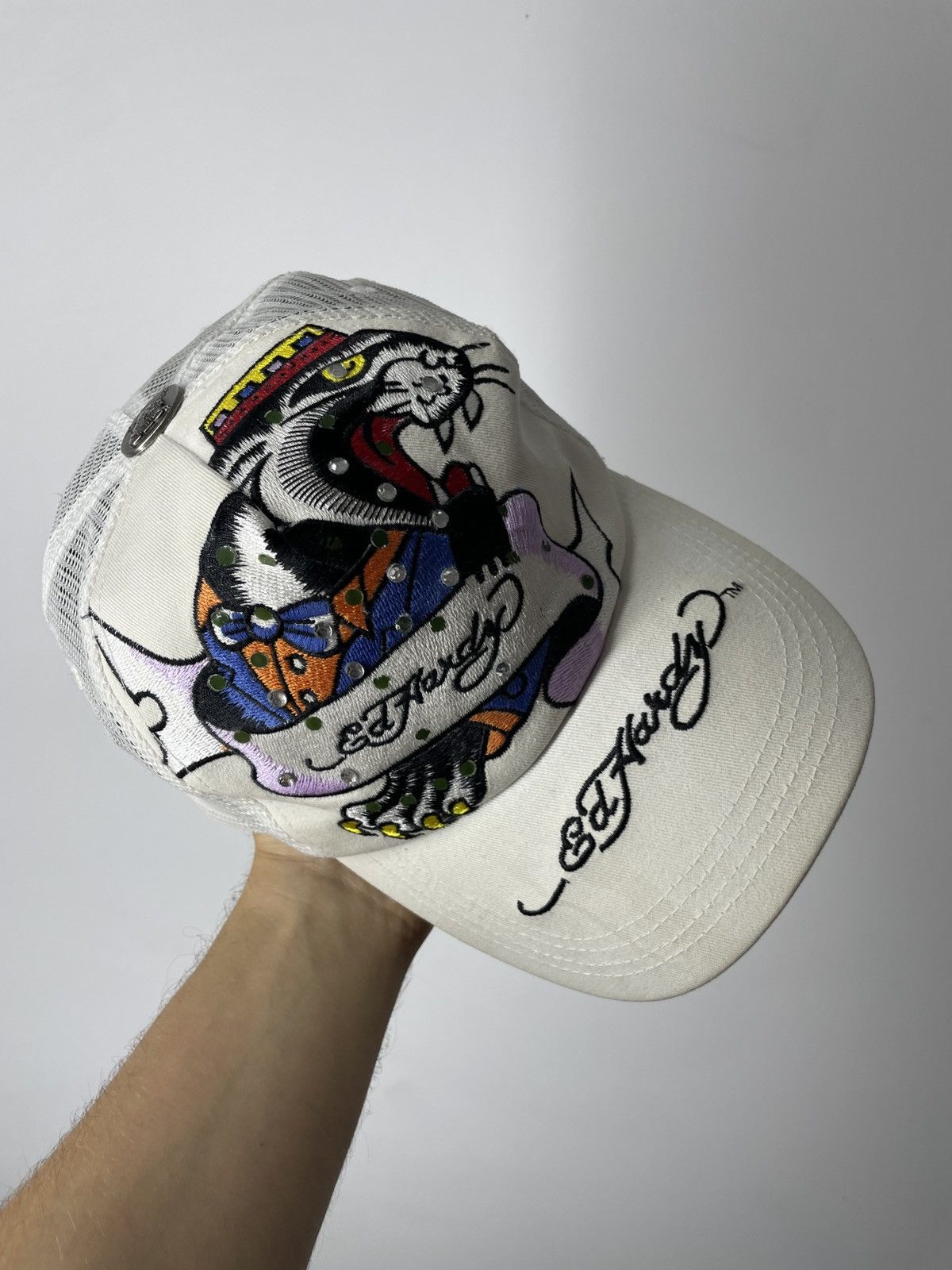 Ed Hardy × Vintage Vibes Ed Hardy y2k Embroidered Tiger Cap Size ONE SIZE - 3 Thumbnail