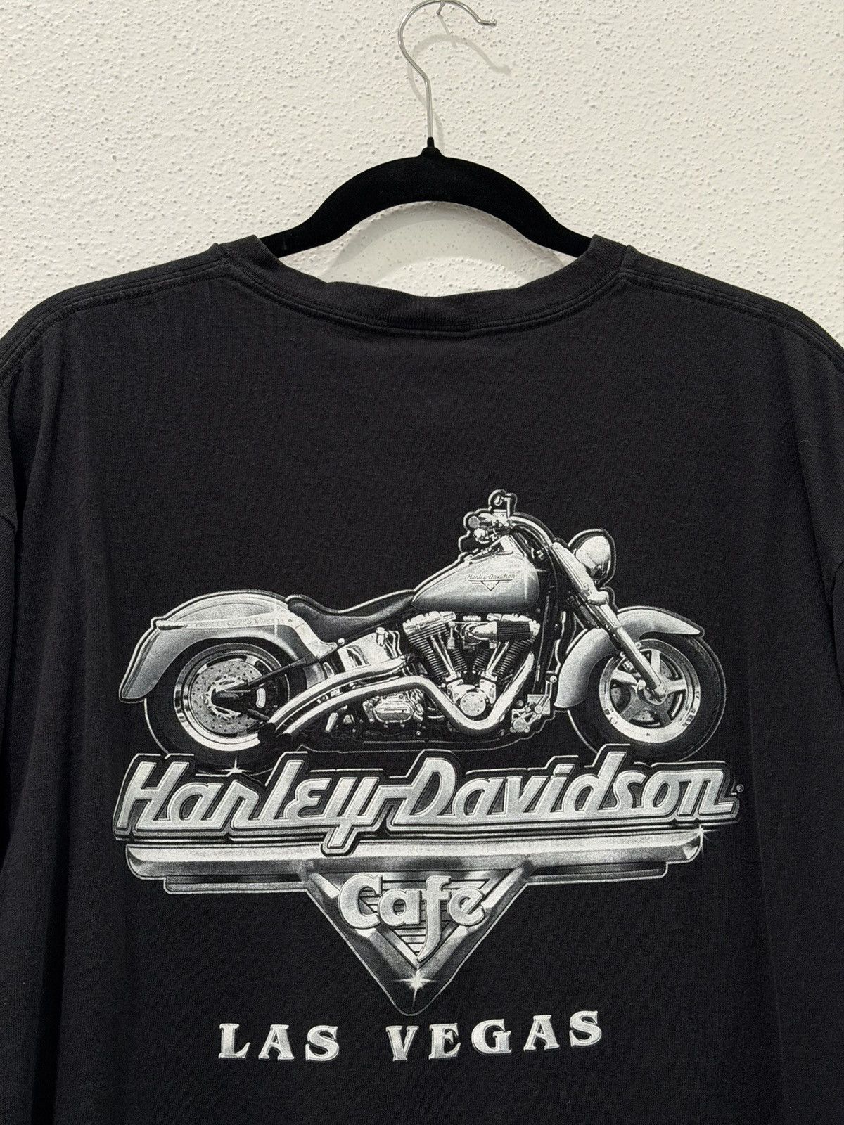 Harley Davidson Vintage Harley Davidson Cafe Las Vegas Graphic Tshirt Sz XL Size US XL / EU 56 / 4 - 4 Thumbnail