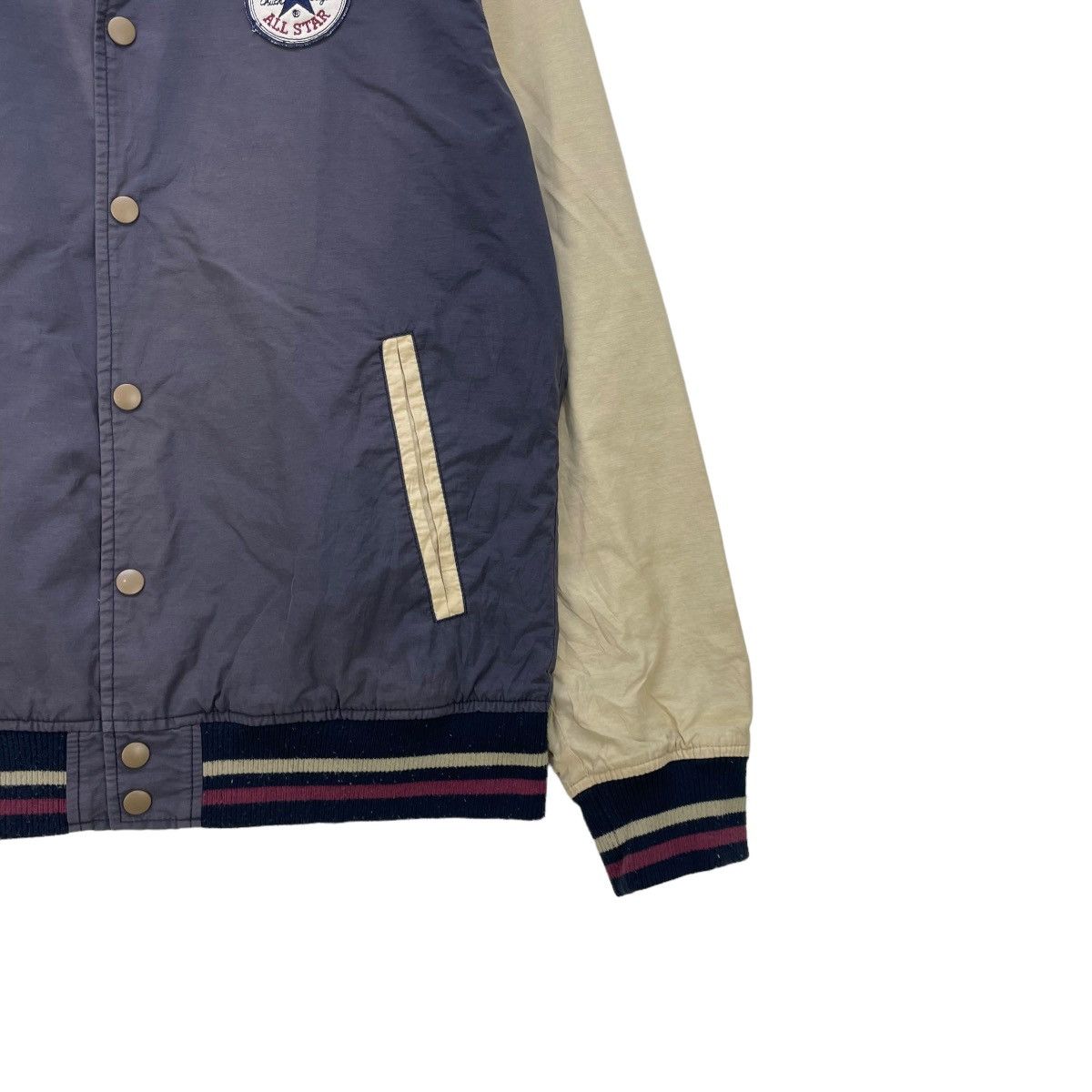 Converse × Vintage Vintage Converse Bomber Varsity Light Jacket Size US M / EU 48-50 / 2 - 5 Thumbnail