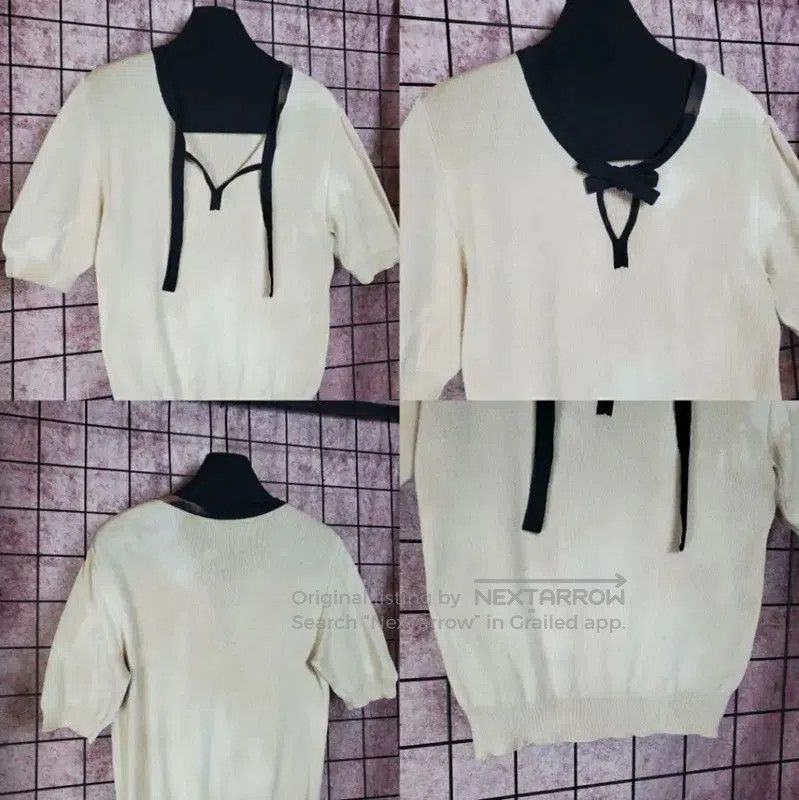 Dior Summer Khaki Cotton Short Sleeve Top .