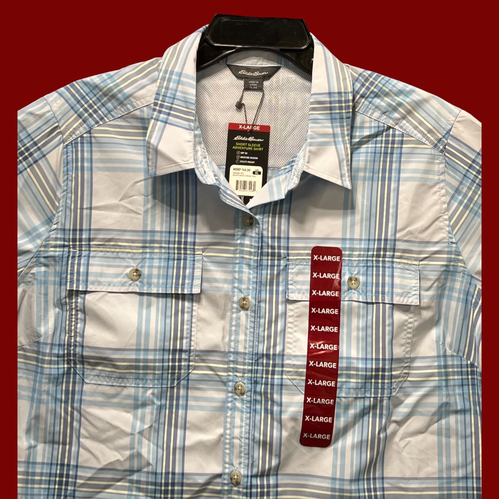 Other Eddie Bauer - Women's Moisture Wicking Short Sleeve Shirt - Size XL / US 12-14 / IT 48-50 - 15 Thumbnail