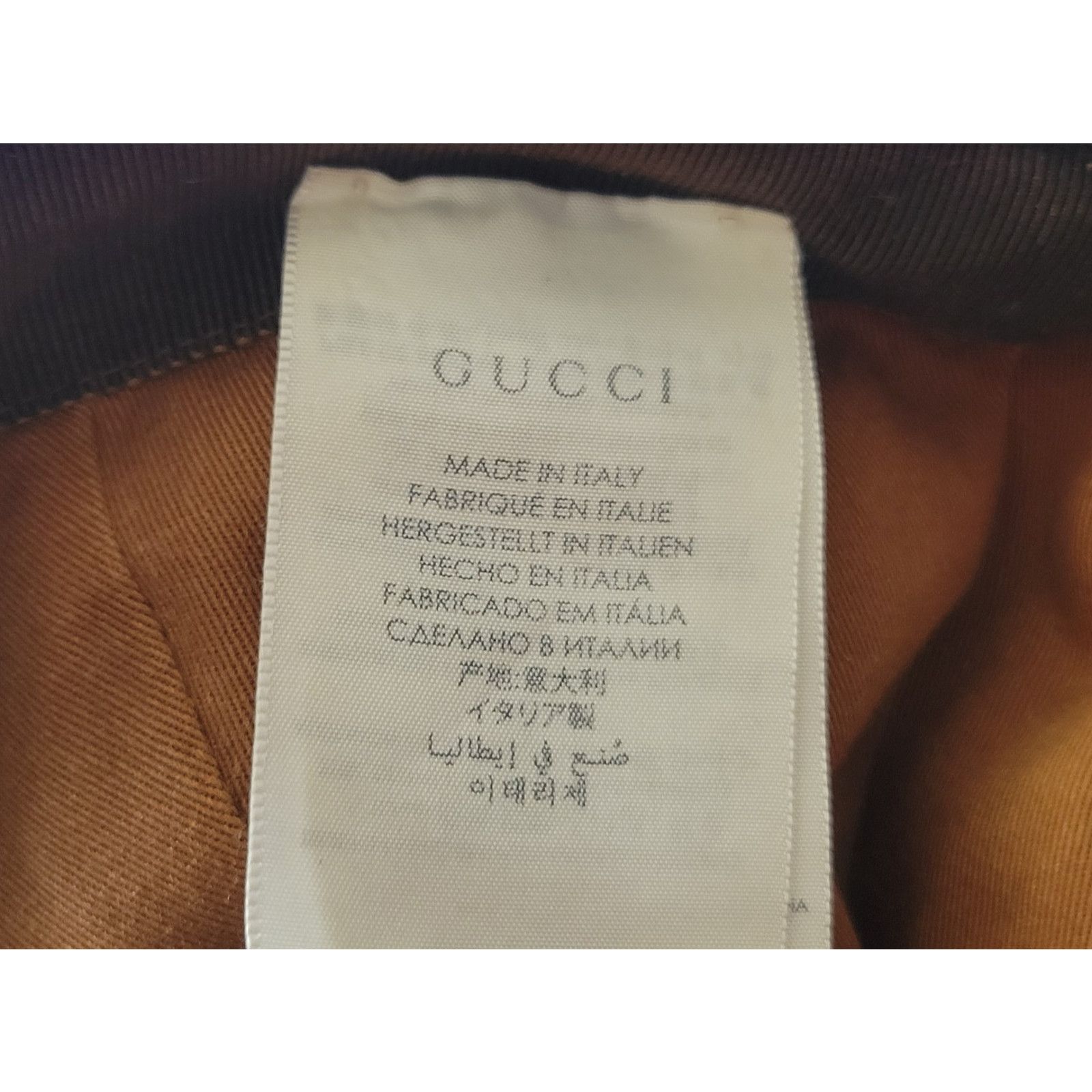Gucci Rare GUCCI Baseball Cap GG Pattern (58 cm Adjustable) Size ONE SIZE - 8 Thumbnail