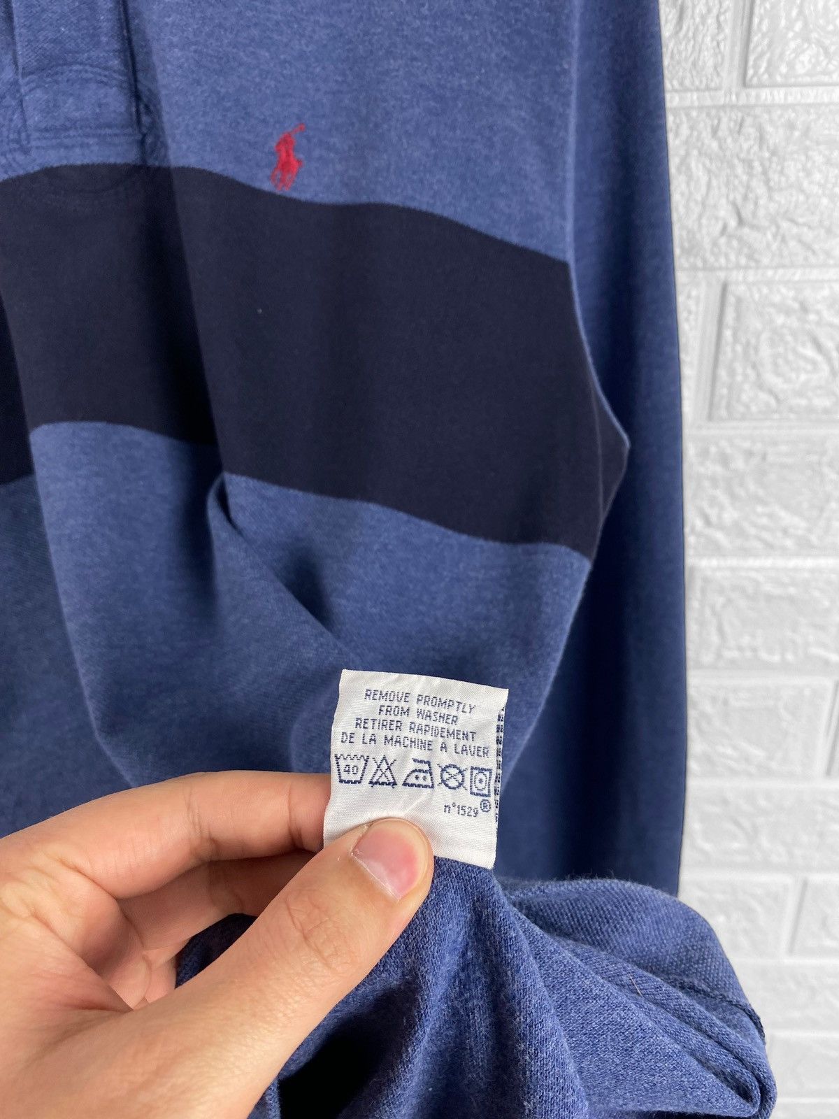 Polo Ralph Lauren × Ralph Lauren × Vintage Vintage Ralph Lauren rugby long sleeve polo t shirt Size US M / EU 48-50 / 2 - 12 Thumbnail