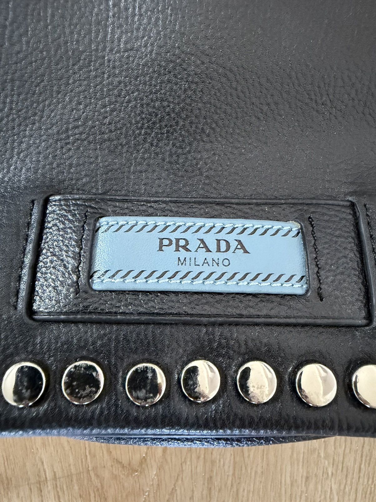 Prada Prada Leather Etiquette Bag. Size ONE SIZE - 3 Thumbnail