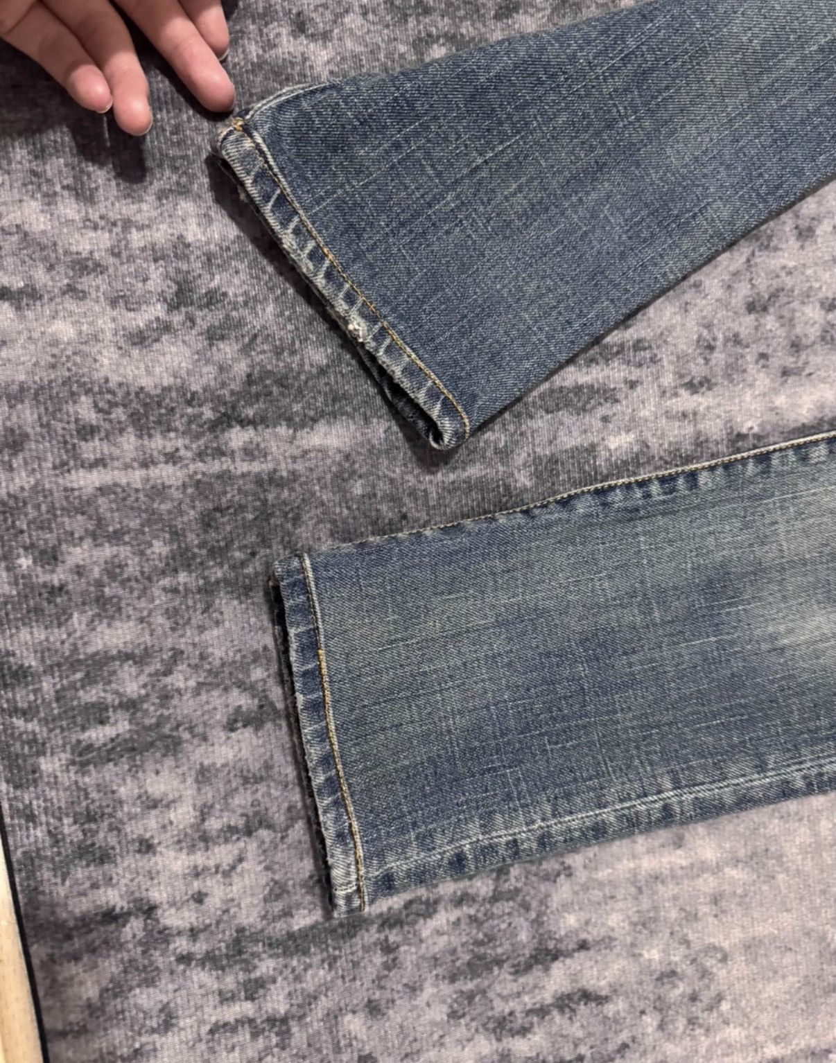 Saint Laurent Paris Saint Laurent 13FW Light Blue "Cat Paw" Basic Denim Jeans Size US 28 / EU 44 - 5 Thumbnail