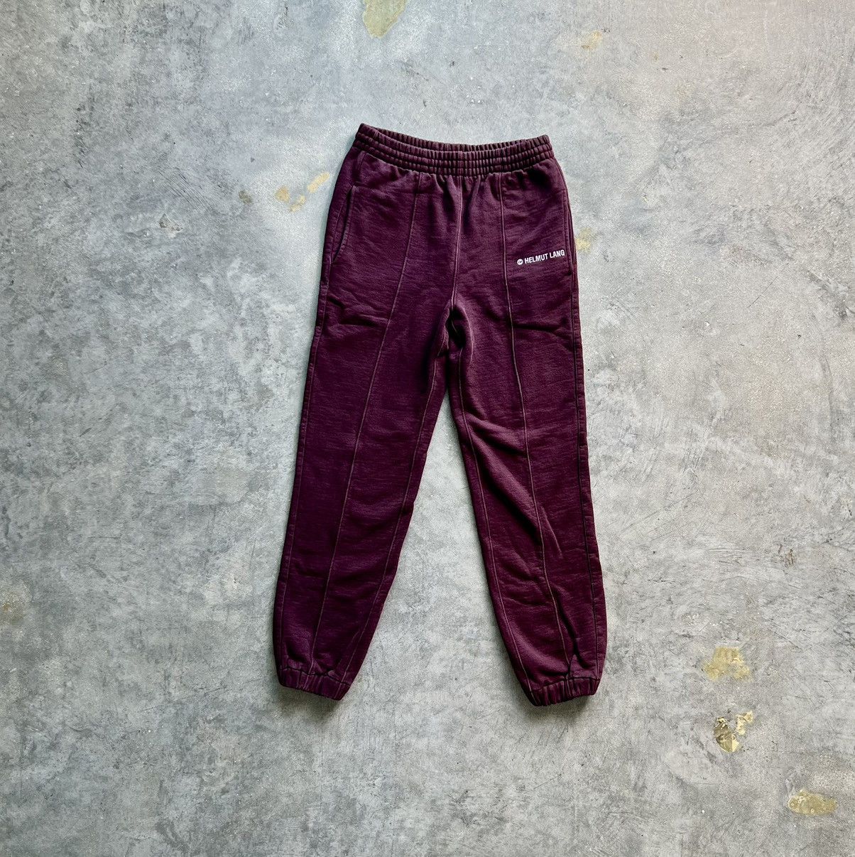 image of The Helmut Lang Logo Sweatpant in Red, Women's (Size 26)