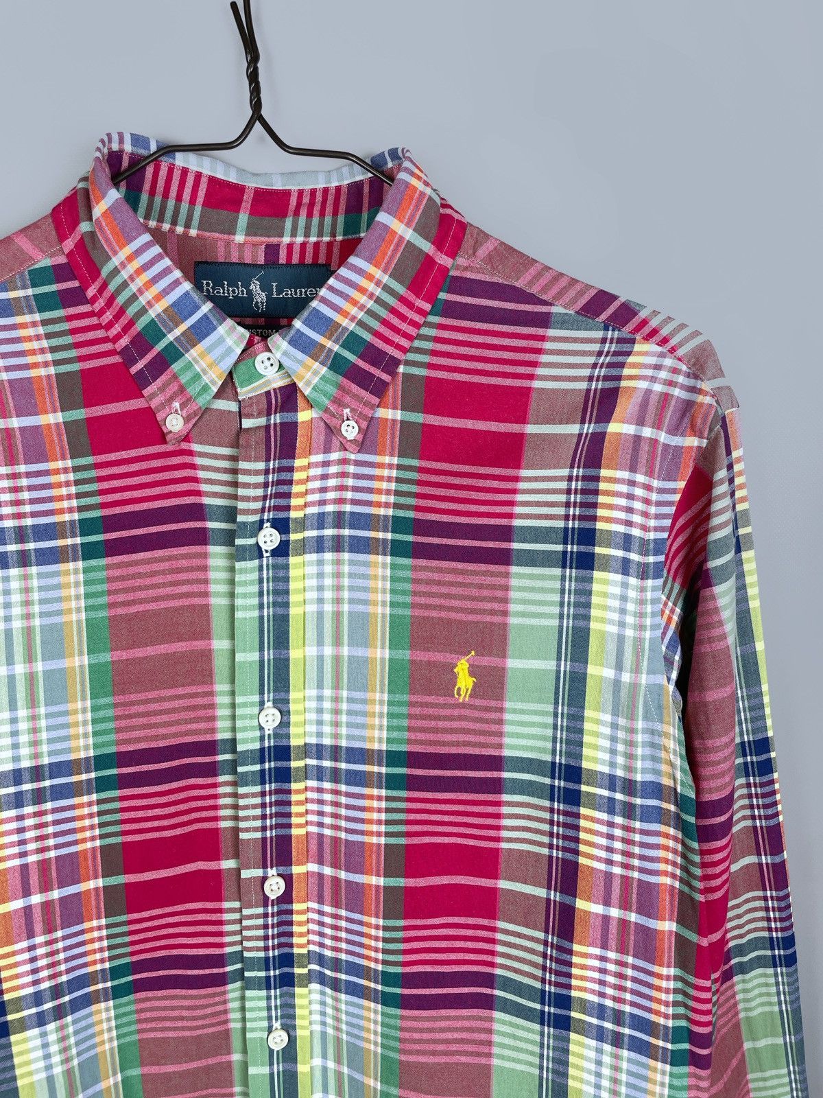 Ralph Lauren Ralph Lauren Vintage Multicoloured Checked LS Shirt Size M Size US M / EU 48-50 / 2 - 2 Thumbnail