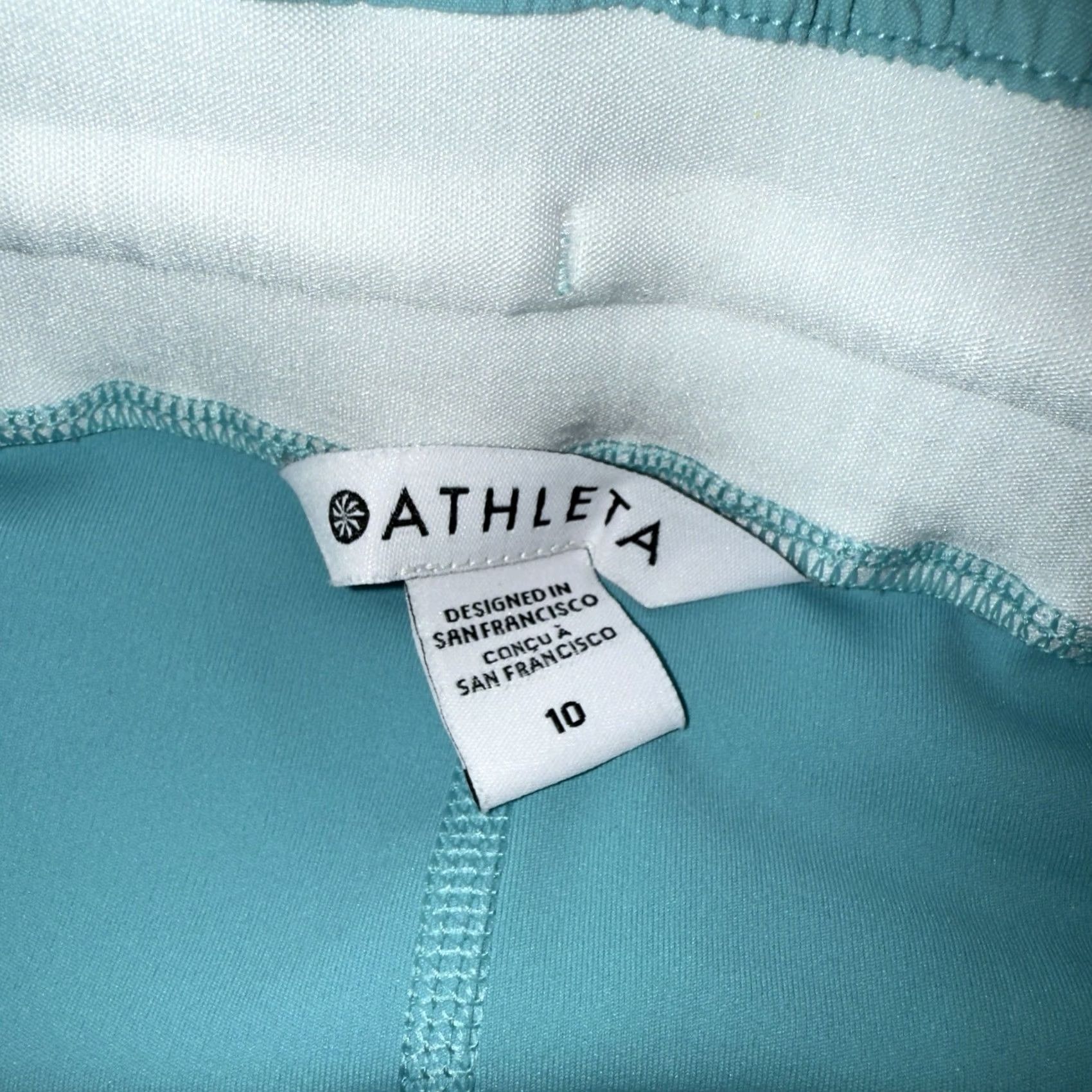Athleta Athleta Blue Athletic Polyester Blend Drawstring Skort Womens Size 10 Size ONE SIZE - 4 Thumbnail