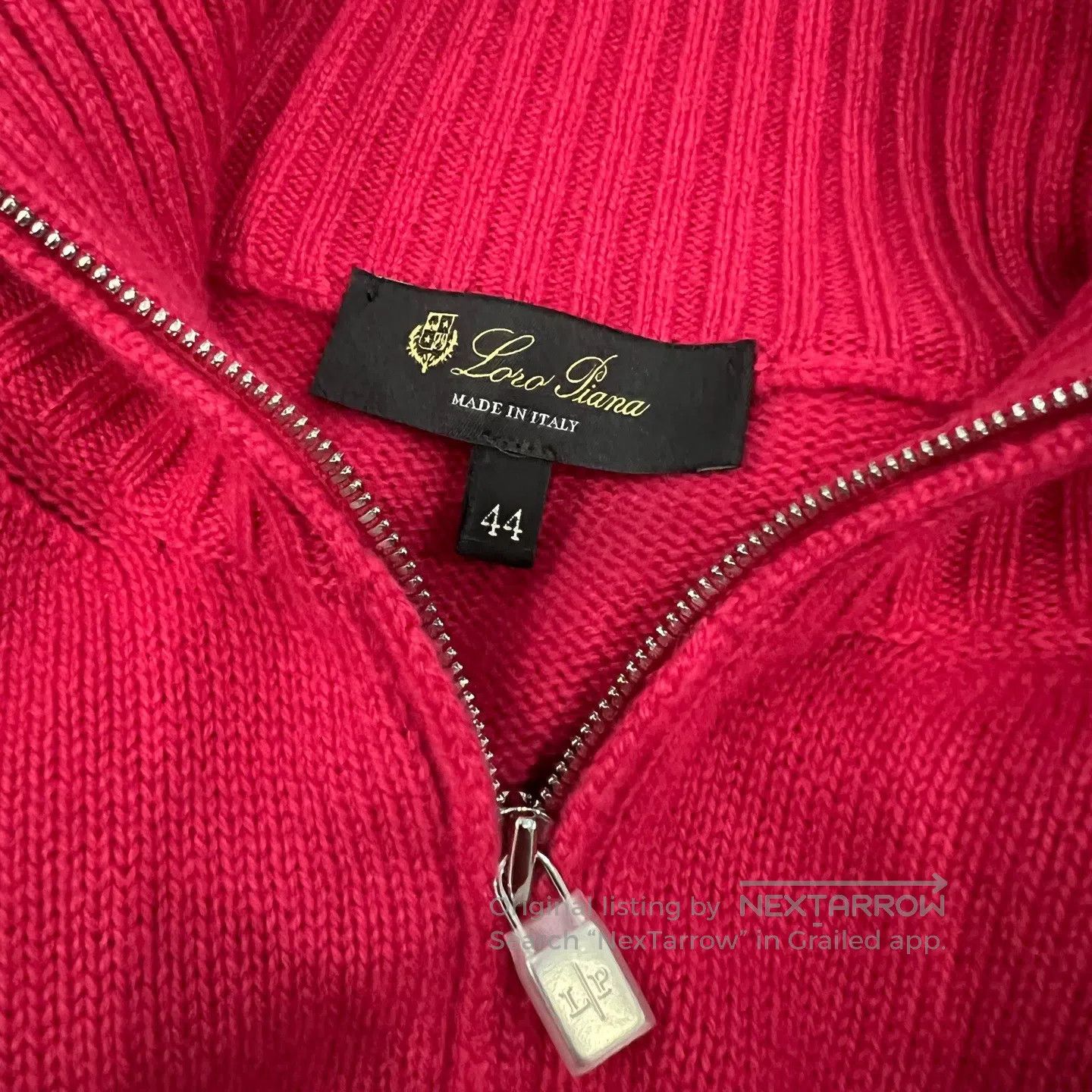 Loro Piana LORO PIANA Wave-pattern jacquard cashmere knit jacket| Size US S / EU 44-46 / 1 - 5 Thumbnail