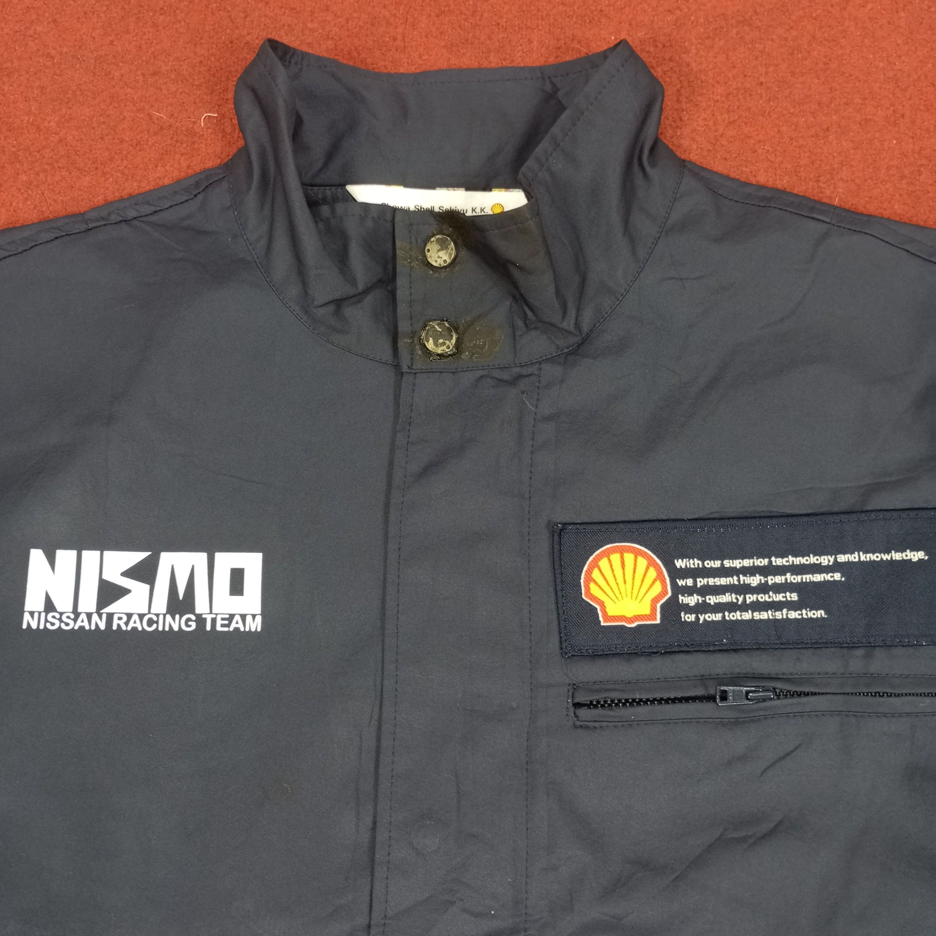 Vintage Shell X Custom Nismo Nissan Racing Team Art Workwear Jacket Size US L / EU 52-54 / 3 - 4 Thumbnail