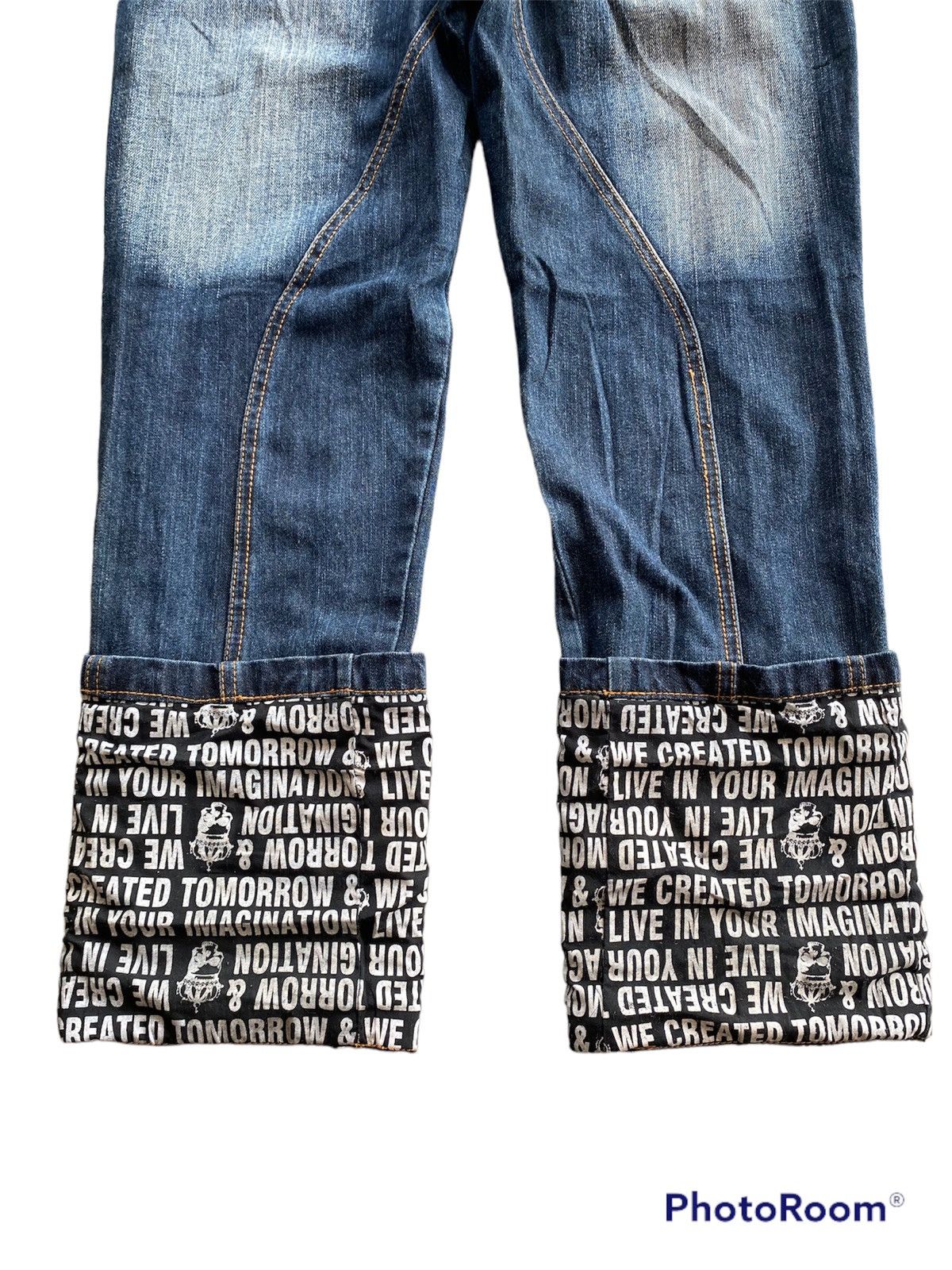 If Six Was Nine × In The Attic × Le Grande Bleu (L.G.B.) In The Attic Home Punk Grunge Jeans P170 Size US 31 - 12 Thumbnail