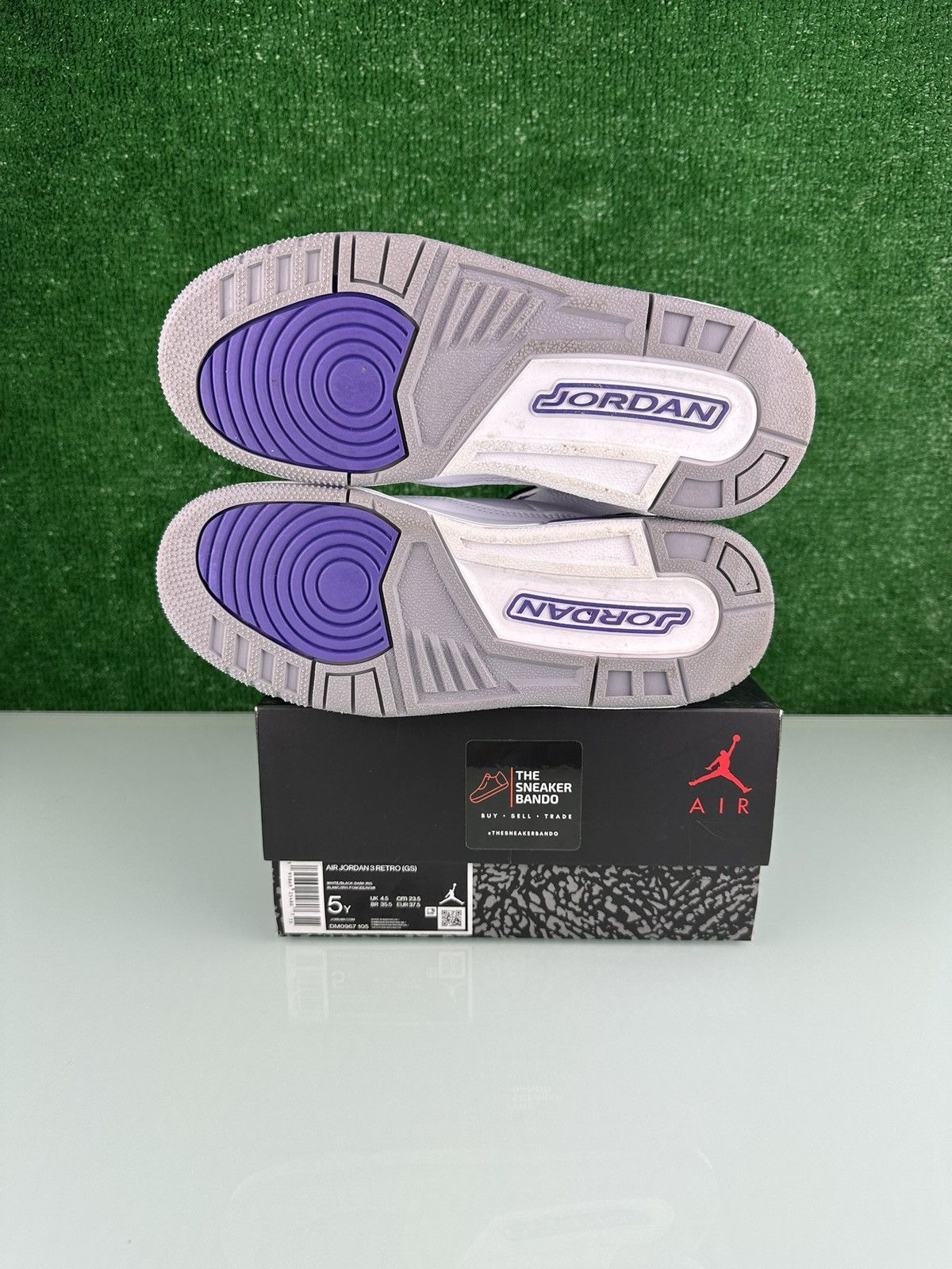 Jordan Brand Jordan 3 Retro Dark Iris (GS) Size 5Y/6.5W Size US 5 / EU 37 - 8 Thumbnail
