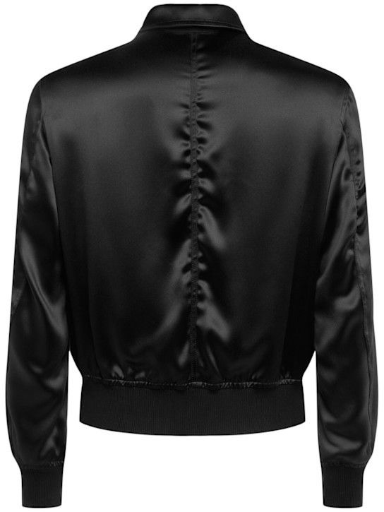 Tom Ford o1w1db10925 Silk Satin Reversible Jacket in Black Size US M / EU 48-50 / 2 - 4 Thumbnail